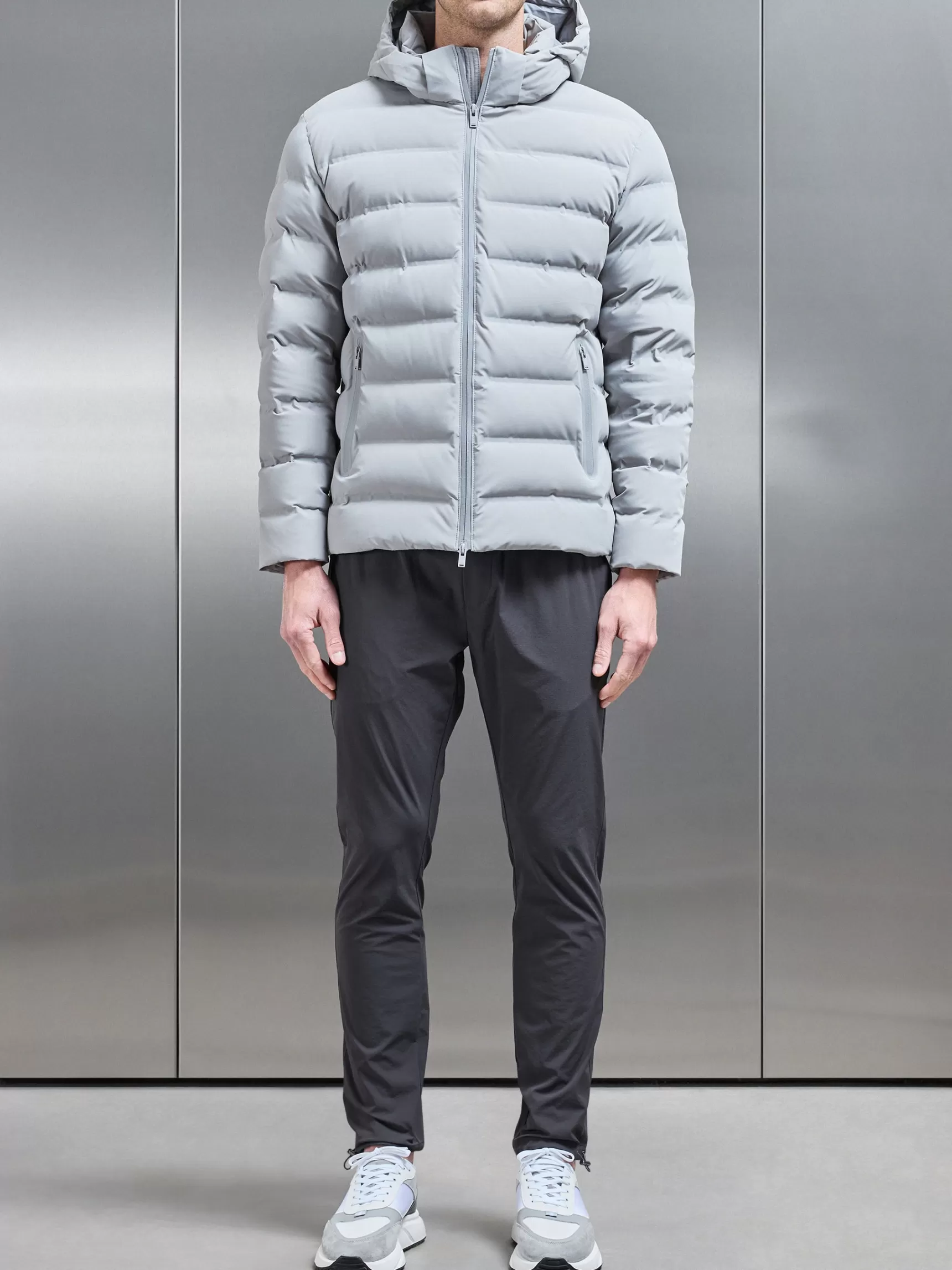 Clearance ARNE Active Down Jacket - Mid Grey MidGrey