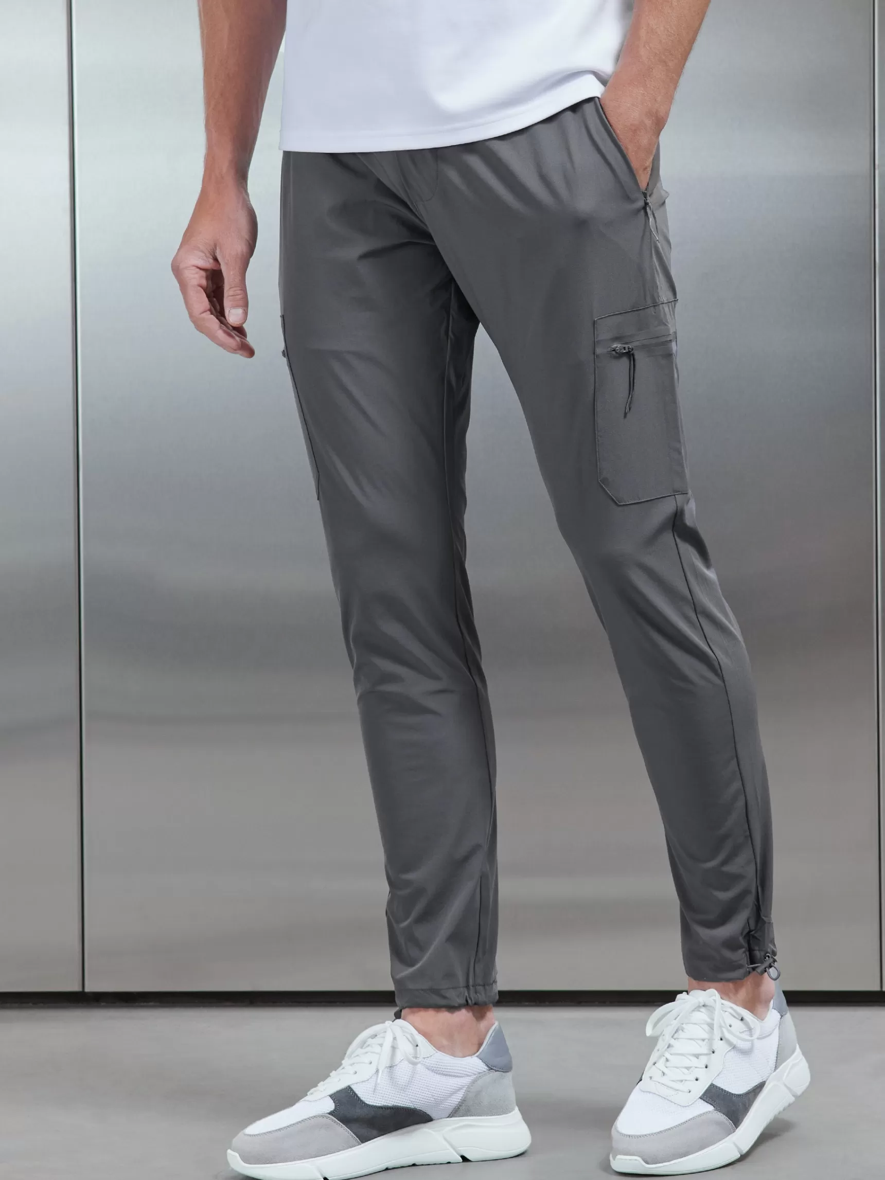 New ARNE Active Technical Cargo Pant - Grey