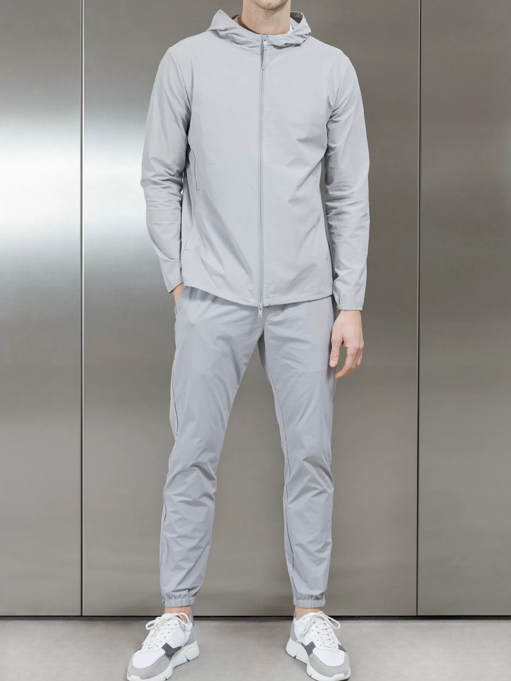 Clearance ARNE Active Technical Cuffed Trackpant - Mid Grey MidGrey