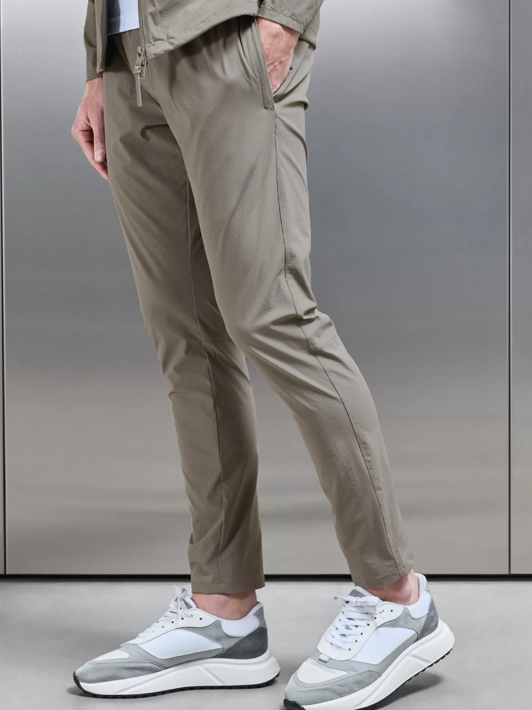 Cheap ARNE Active Technical Tapered Trackpant - Olive