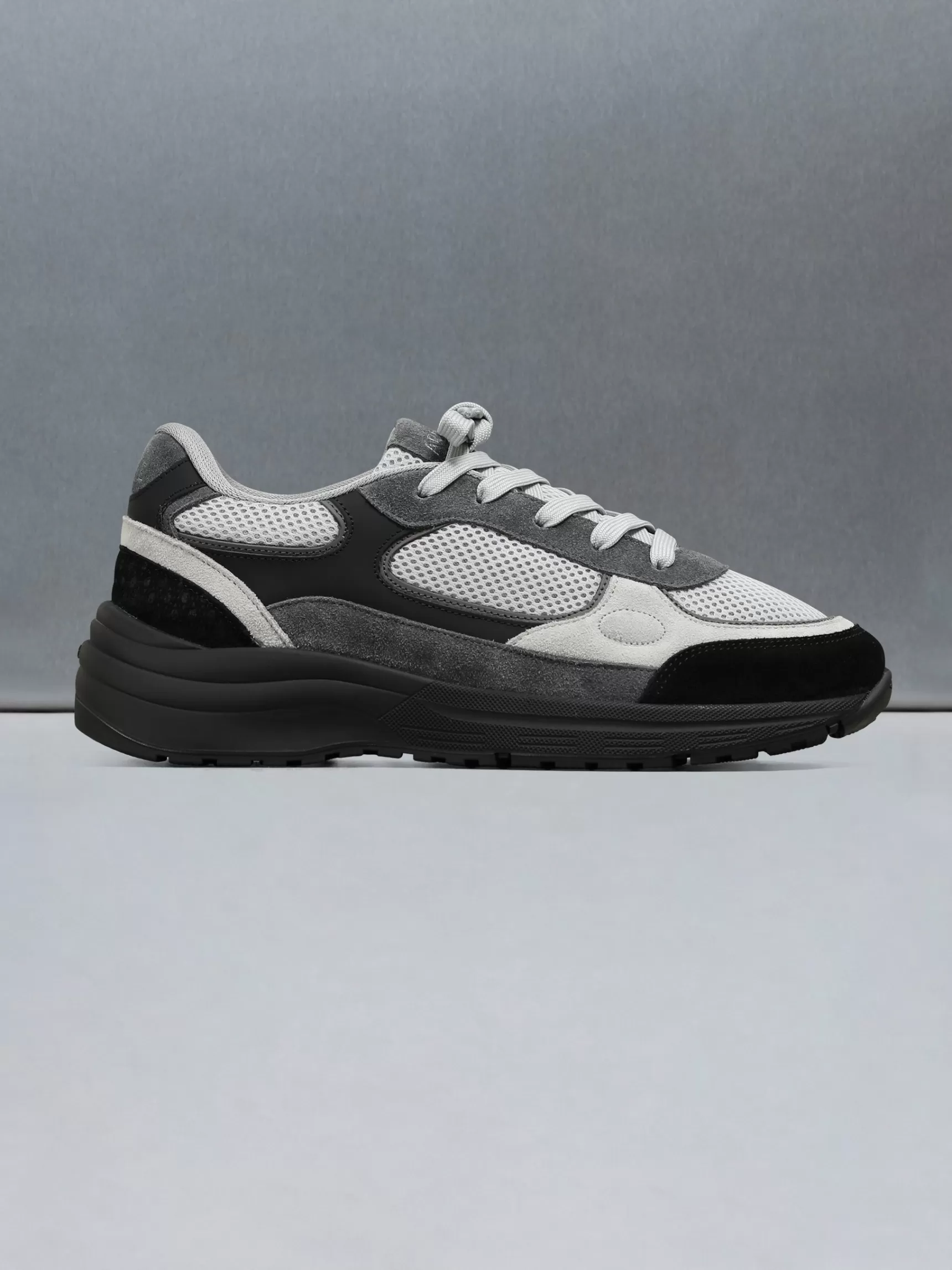 Clearance ARNE Apollo Runner - Grey Black GreyBlack