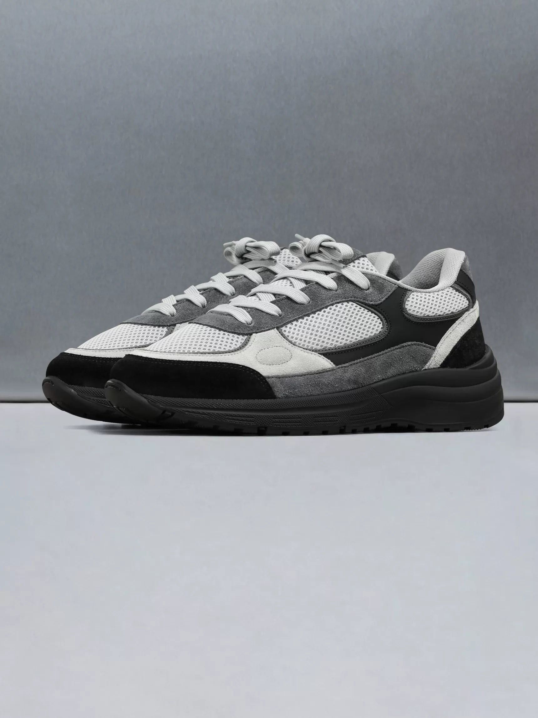 Clearance ARNE Apollo Runner - Grey Black GreyBlack