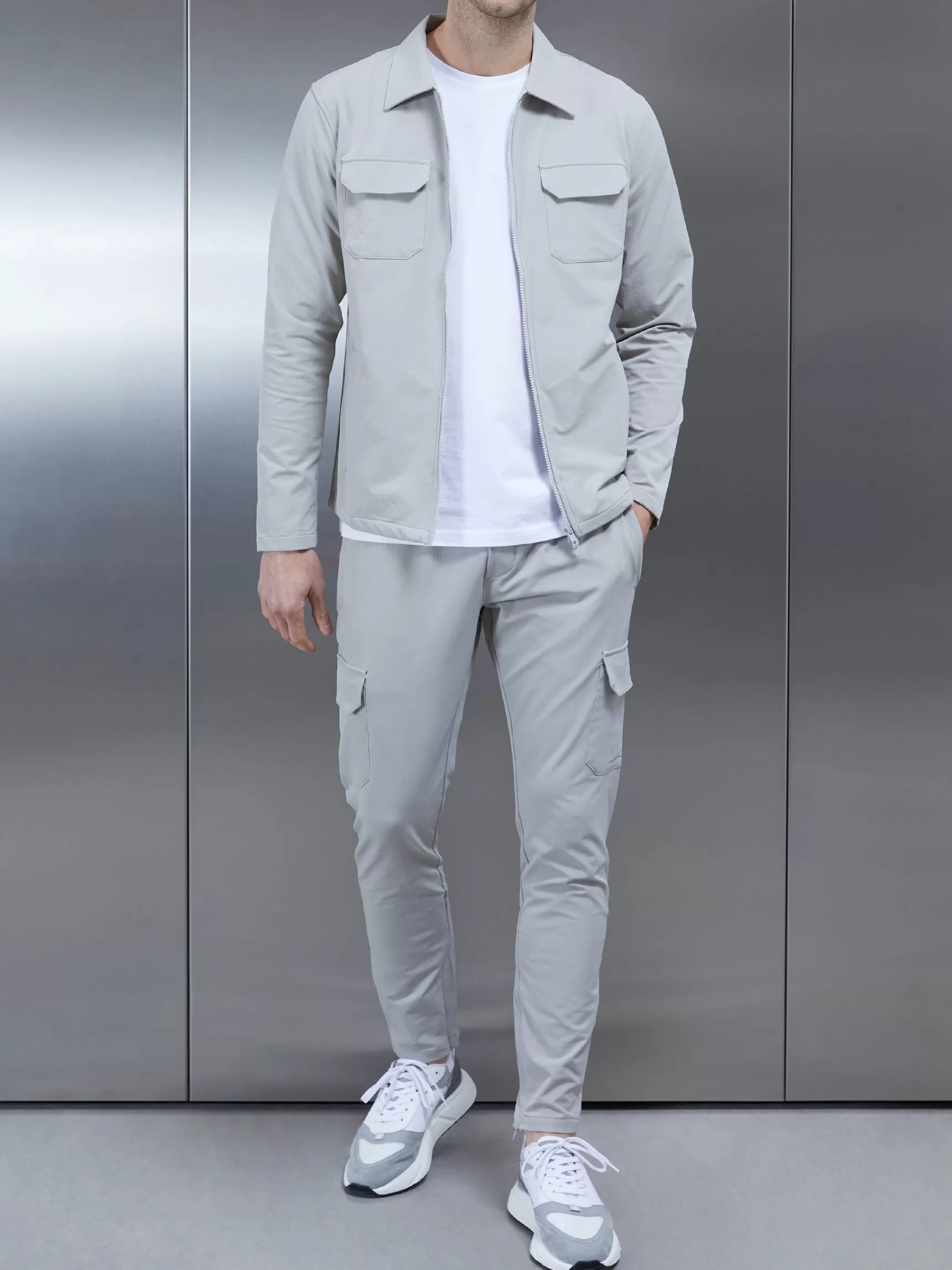 Store ARNE Cargo Jacket - Stone