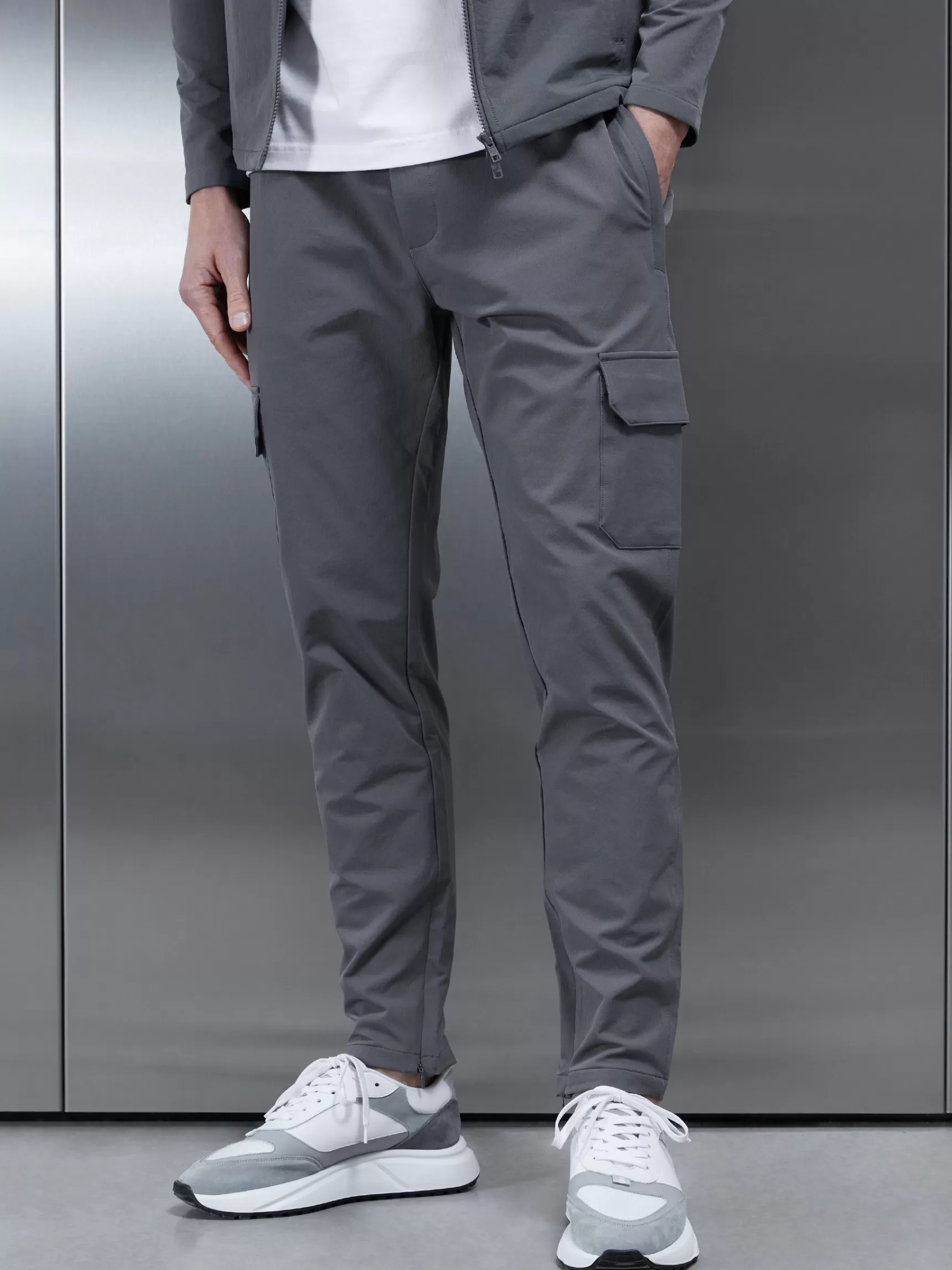 Cheap ARNE Cargo Pant - Grey