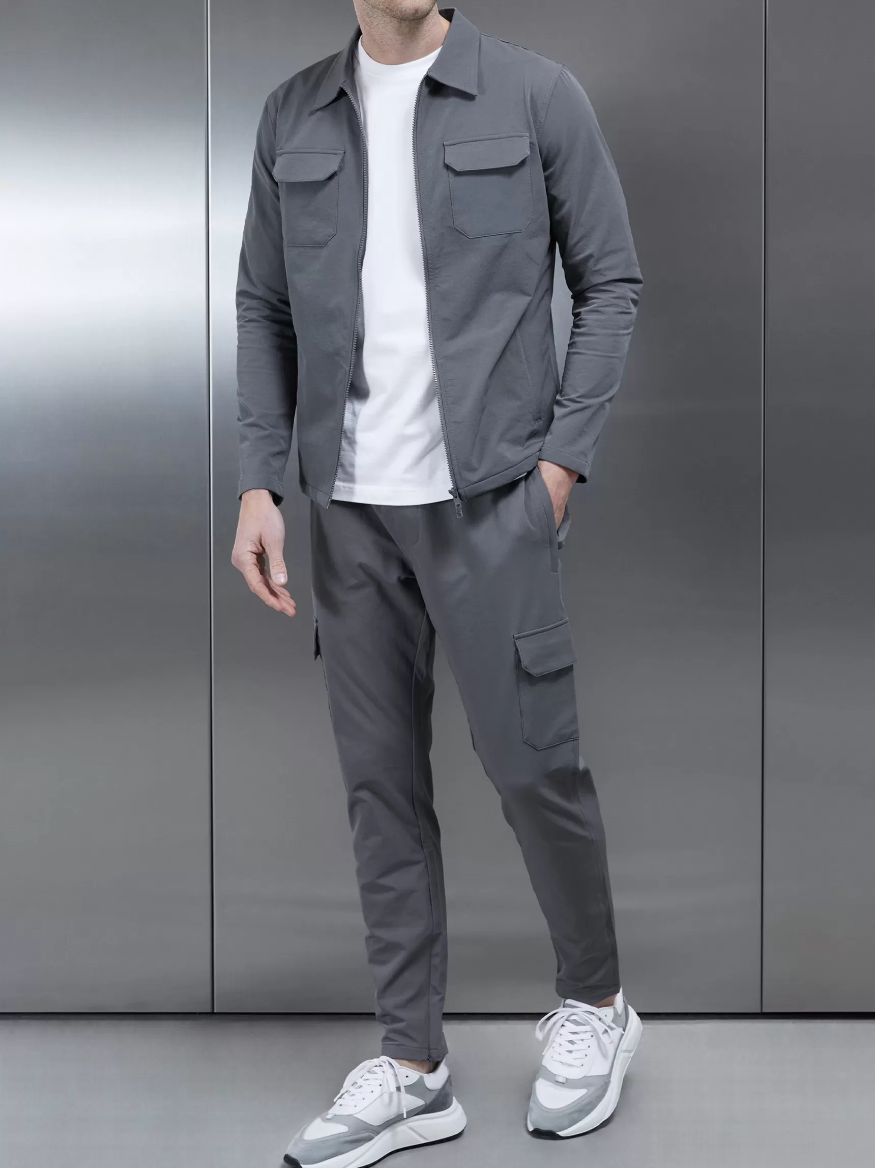 Cheap ARNE Cargo Pant - Grey