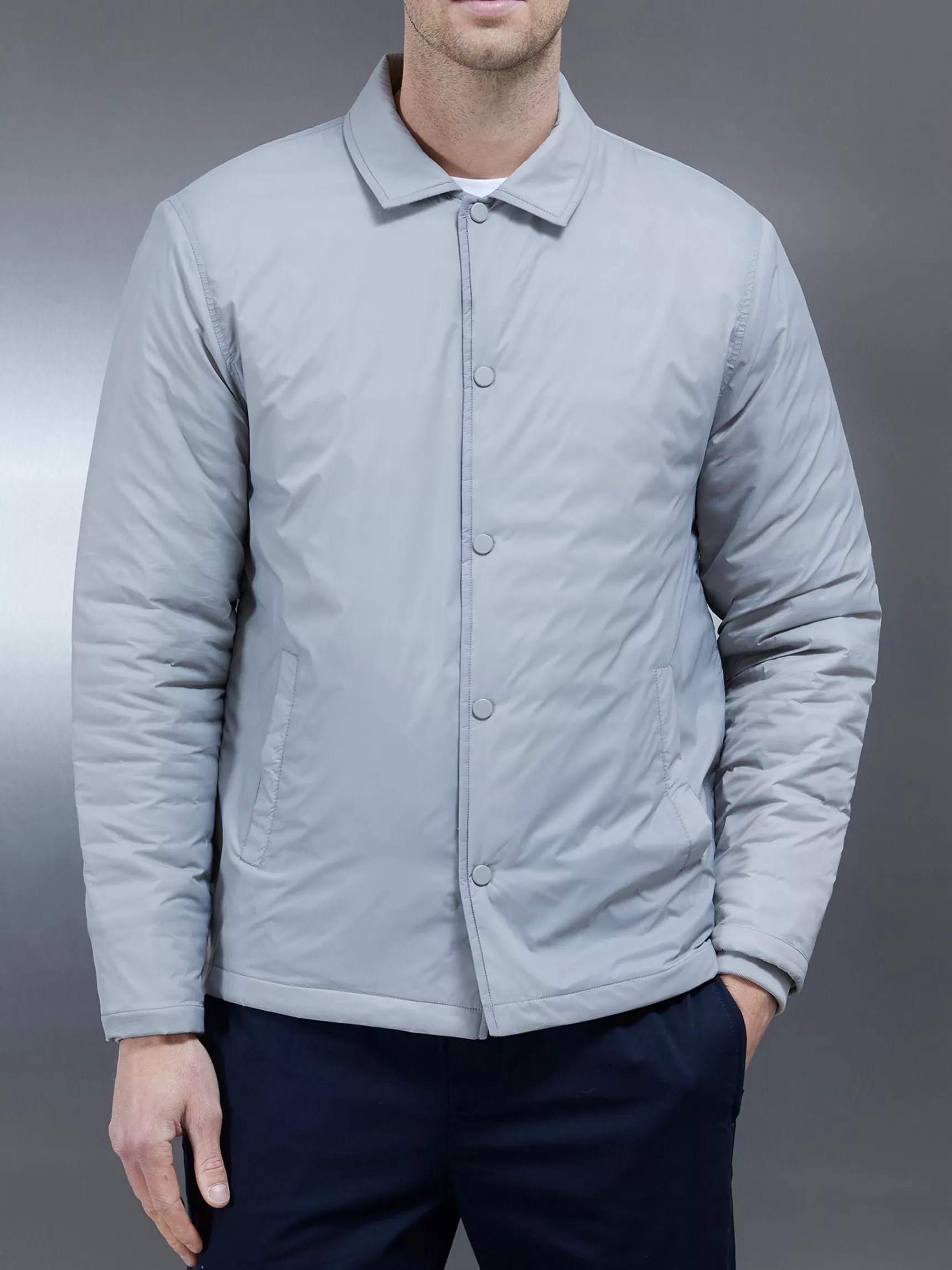 Outlet ARNE Coach Jacket - Stone