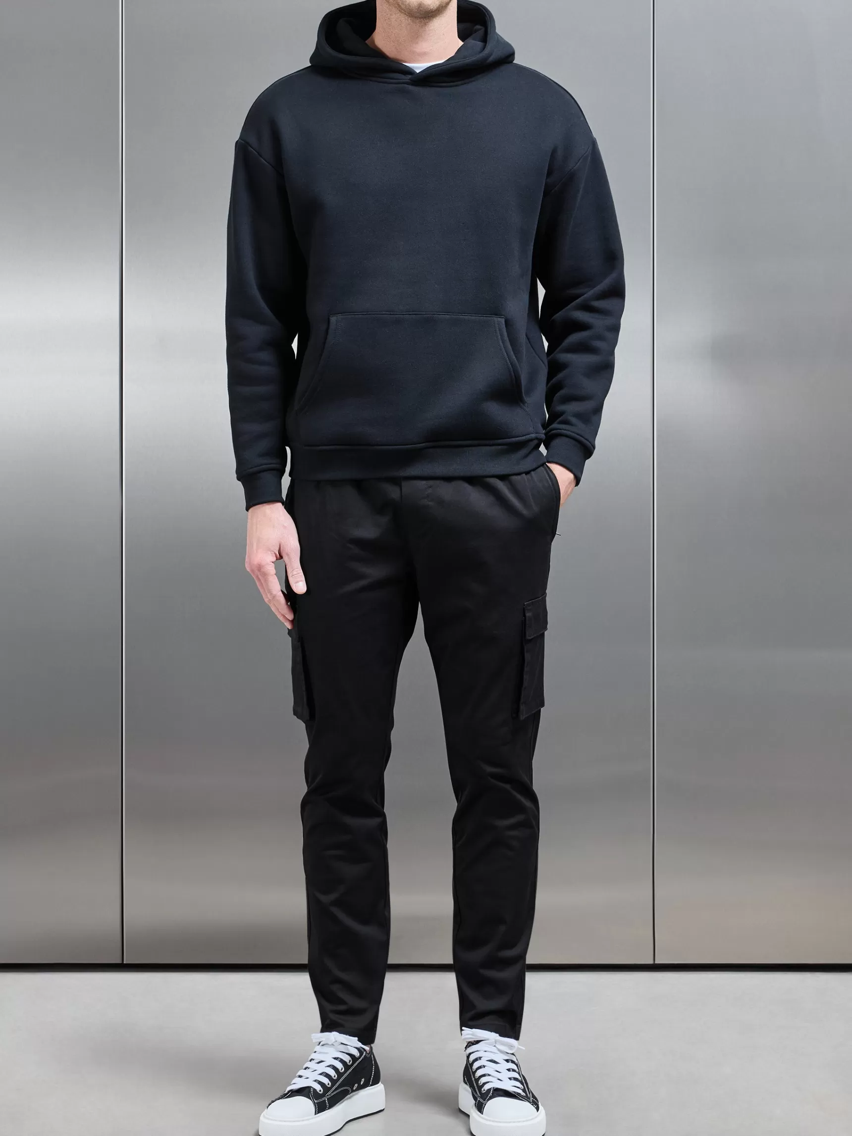 Clearance ARNE Cotton Cargo Pant - Black