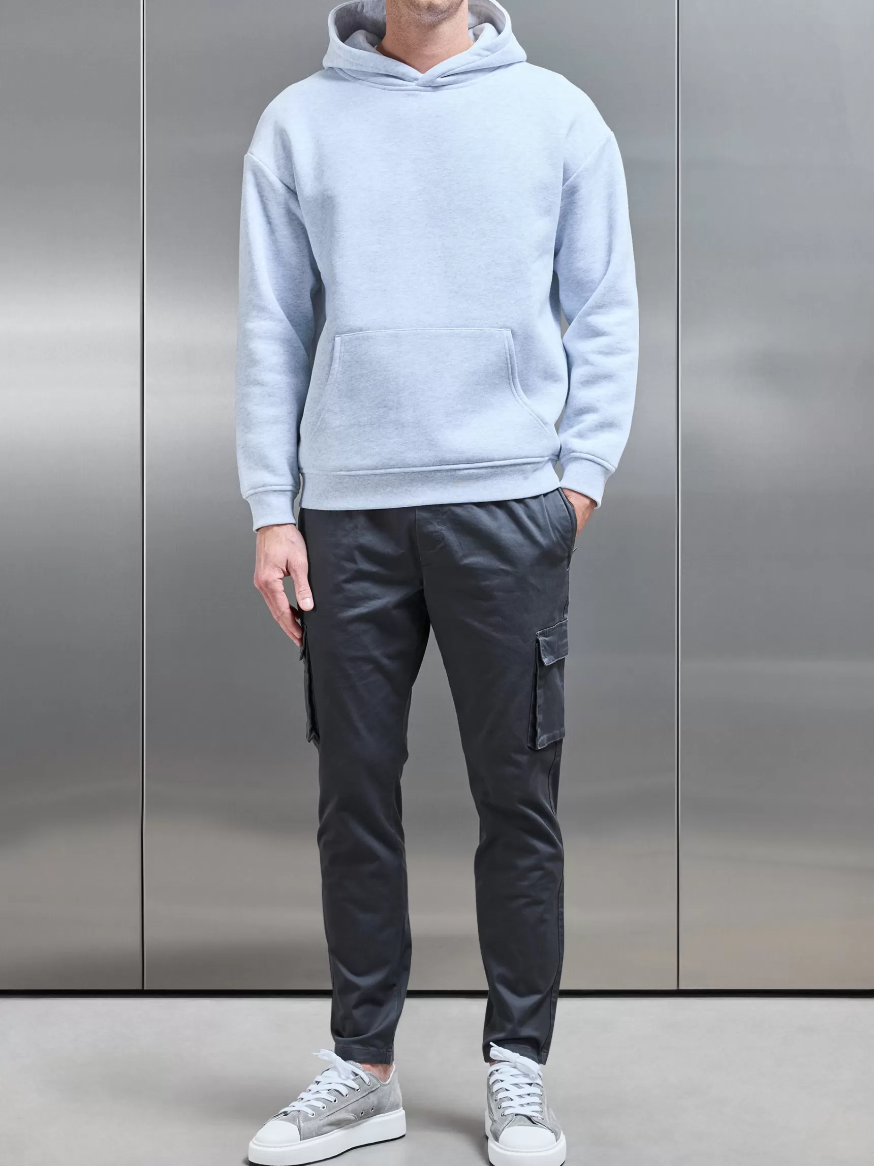 Fashion ARNE Cotton Cargo Pant - Grey