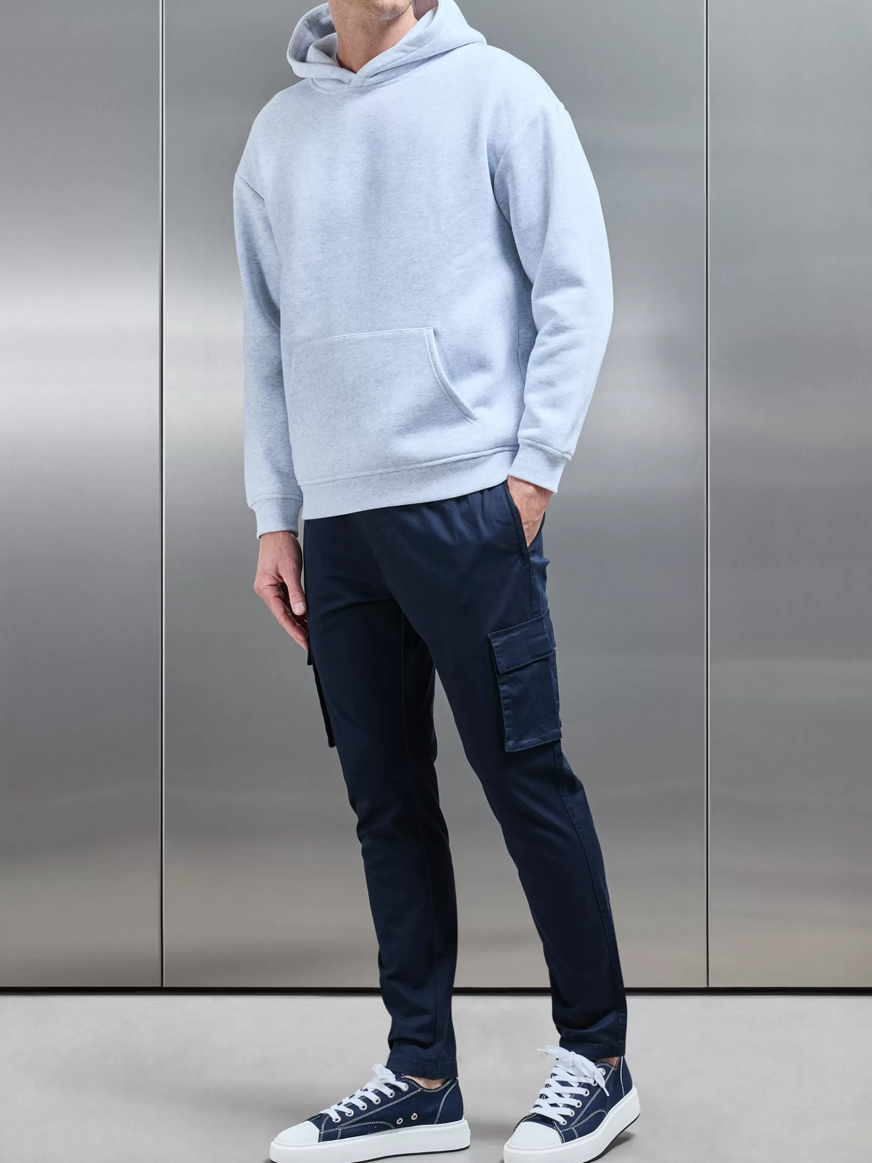 Best Sale ARNE Cotton Cargo Pant - Navy