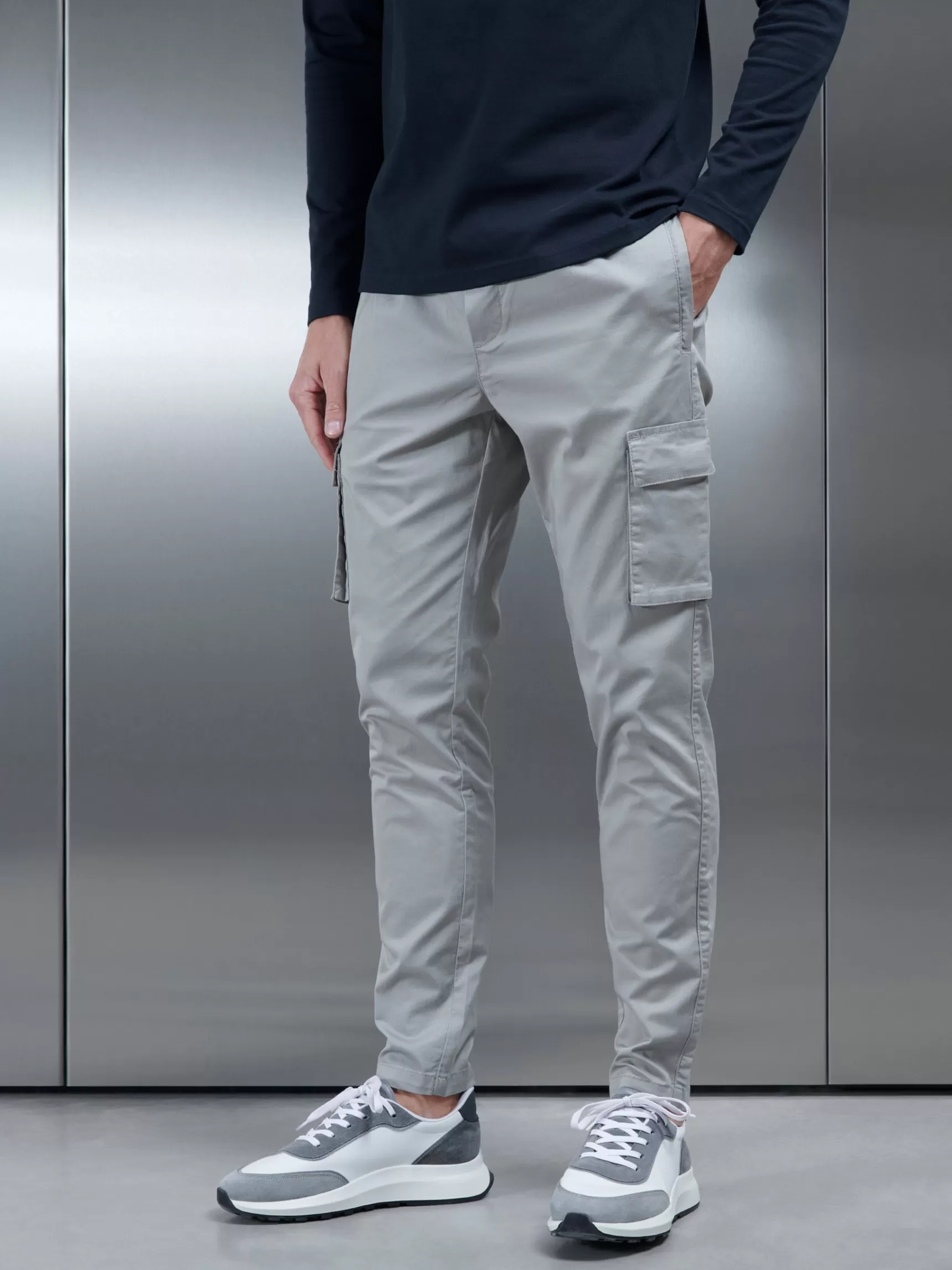 Best Sale ARNE Cotton Cargo Pant - Stone