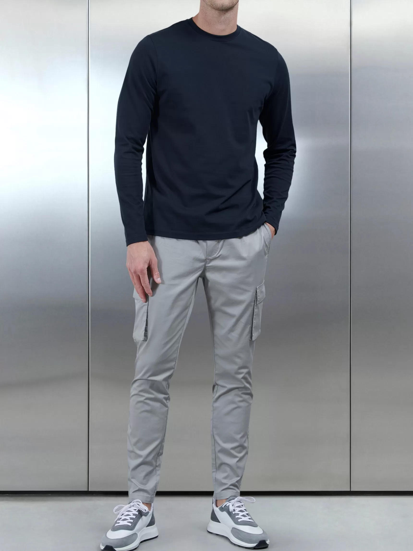 Best Sale ARNE Cotton Cargo Pant - Stone