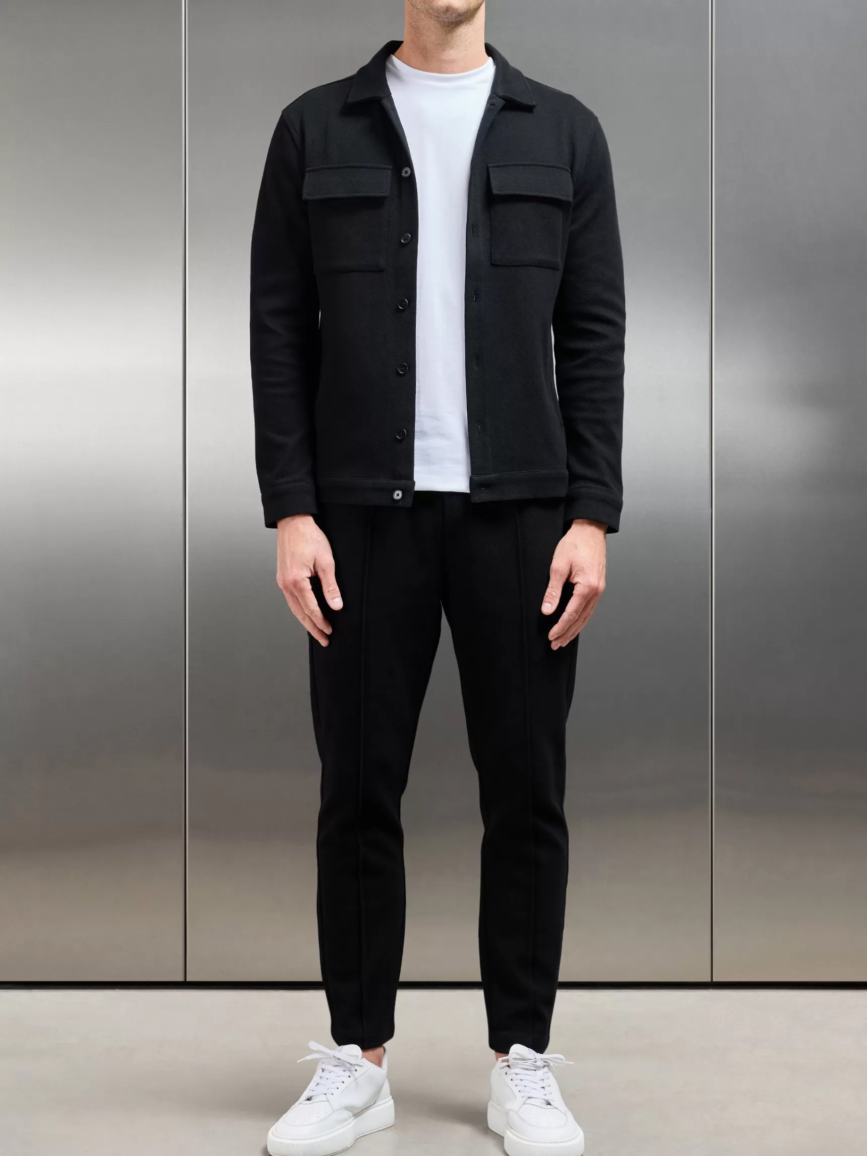 Best Sale ARNE Cotton Twill Trouser - Black