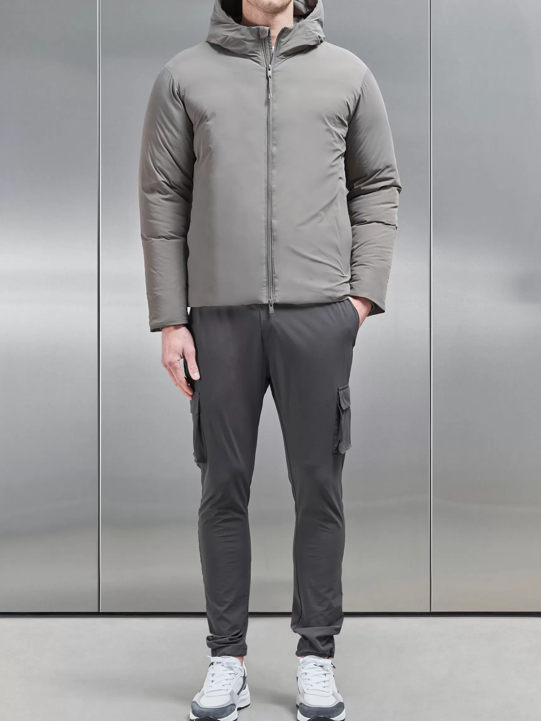 Hot ARNE Down Padded Windbreaker - Olive