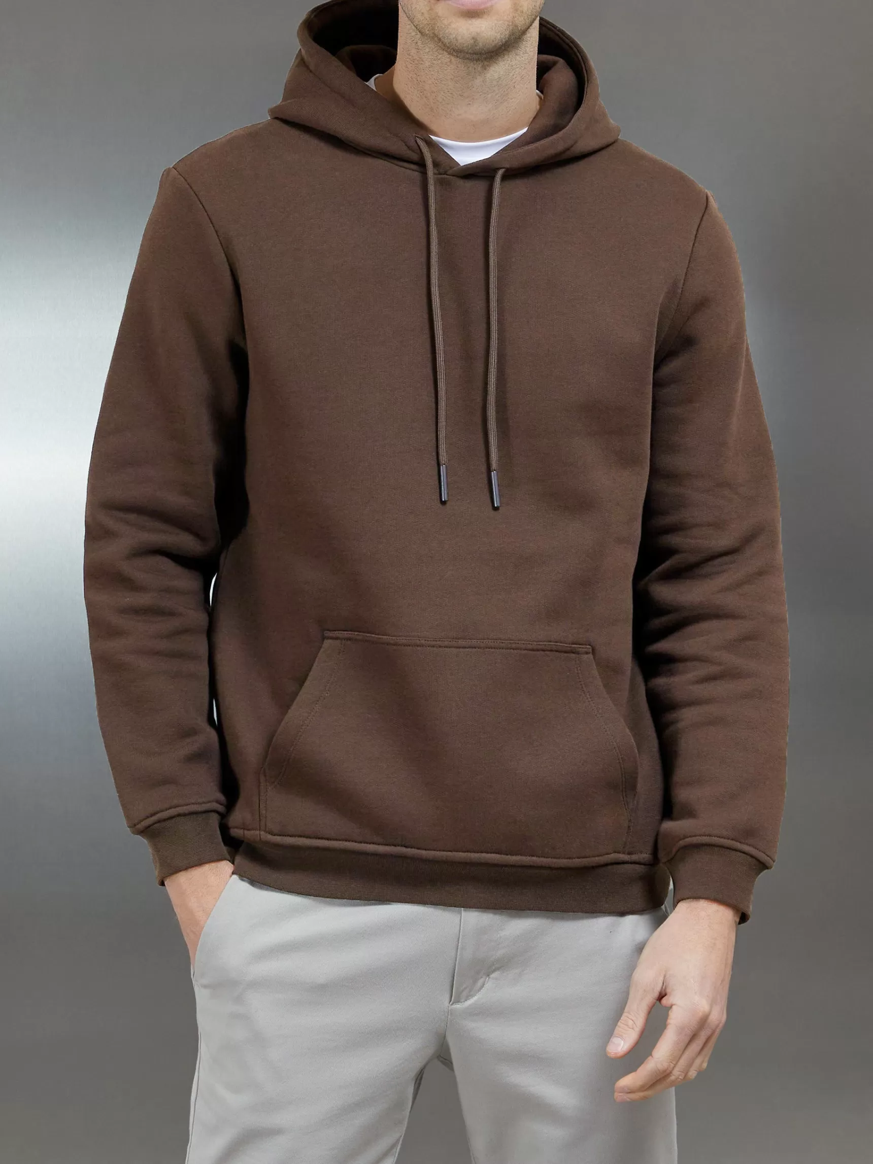 Online ARNE Essential Hoodie - Brown