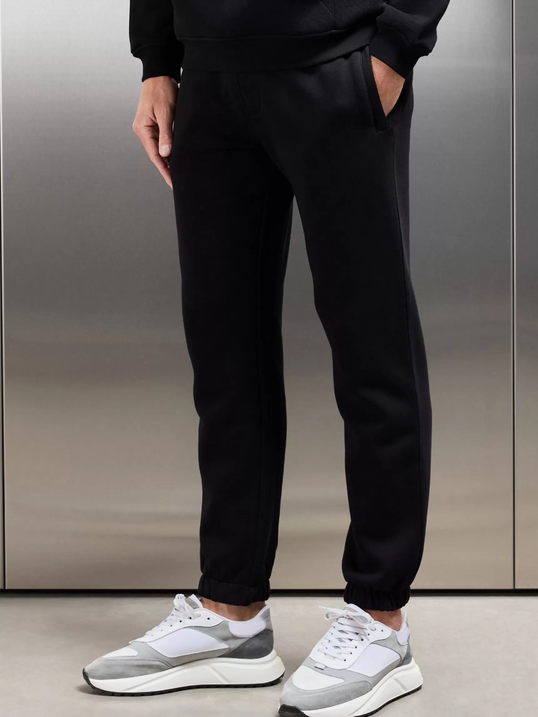 Flash Sale ARNE Essential Relaxed Fit Cuffed Jogger - Black