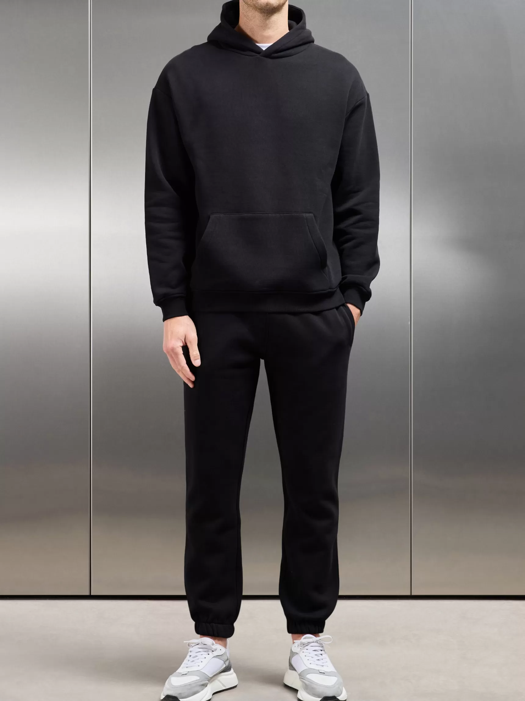 Flash Sale ARNE Essential Relaxed Fit Cuffed Jogger - Black