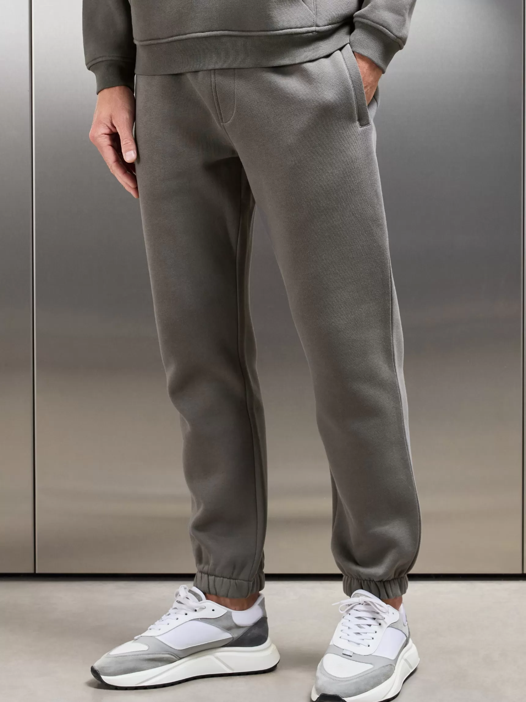 Flash Sale ARNE Essential Relaxed Fit Cuffed Jogger - Grey