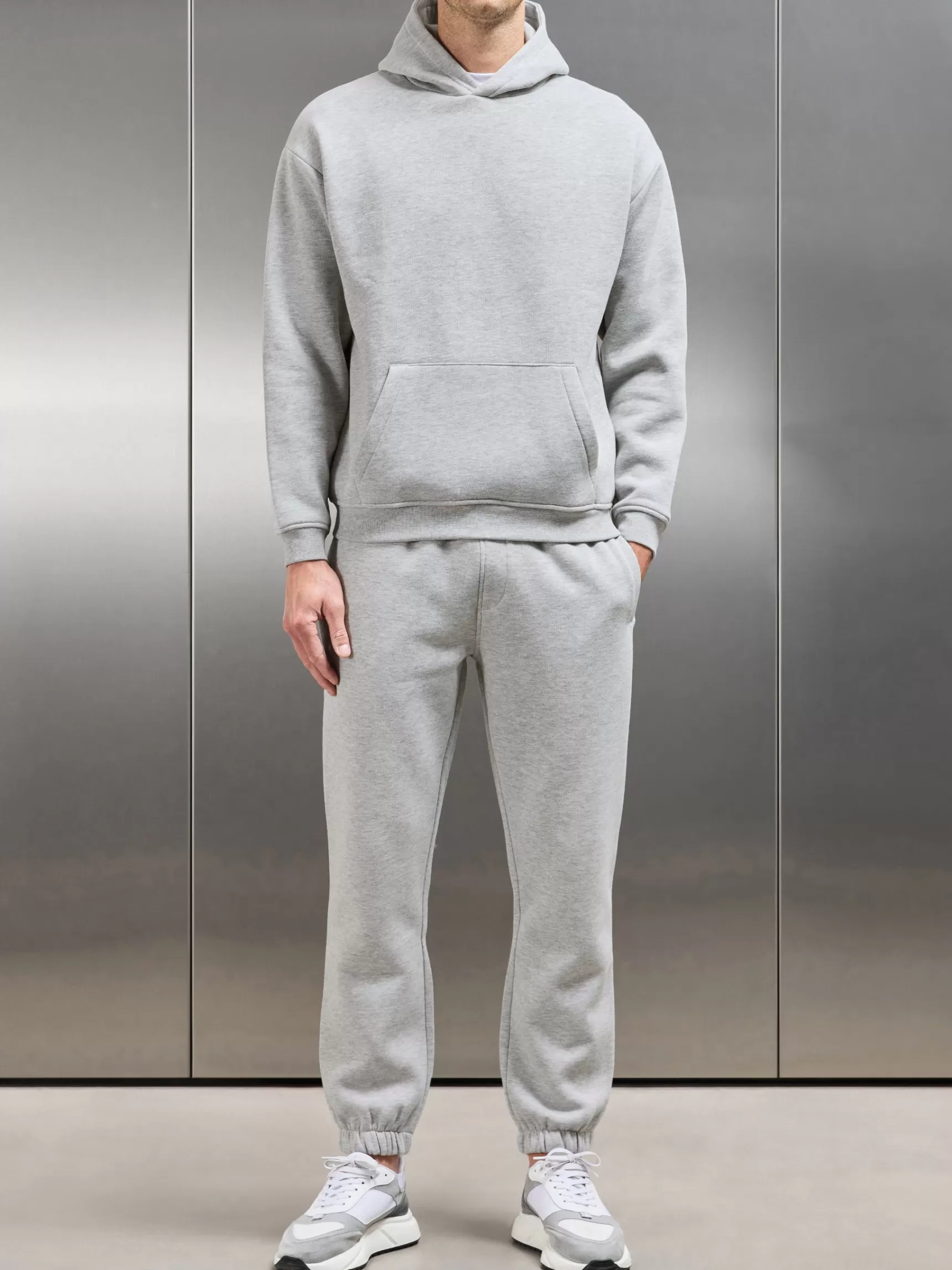 Hot ARNE Essential Relaxed Fit Cuffed Jogger - Marl Grey MarlGrey