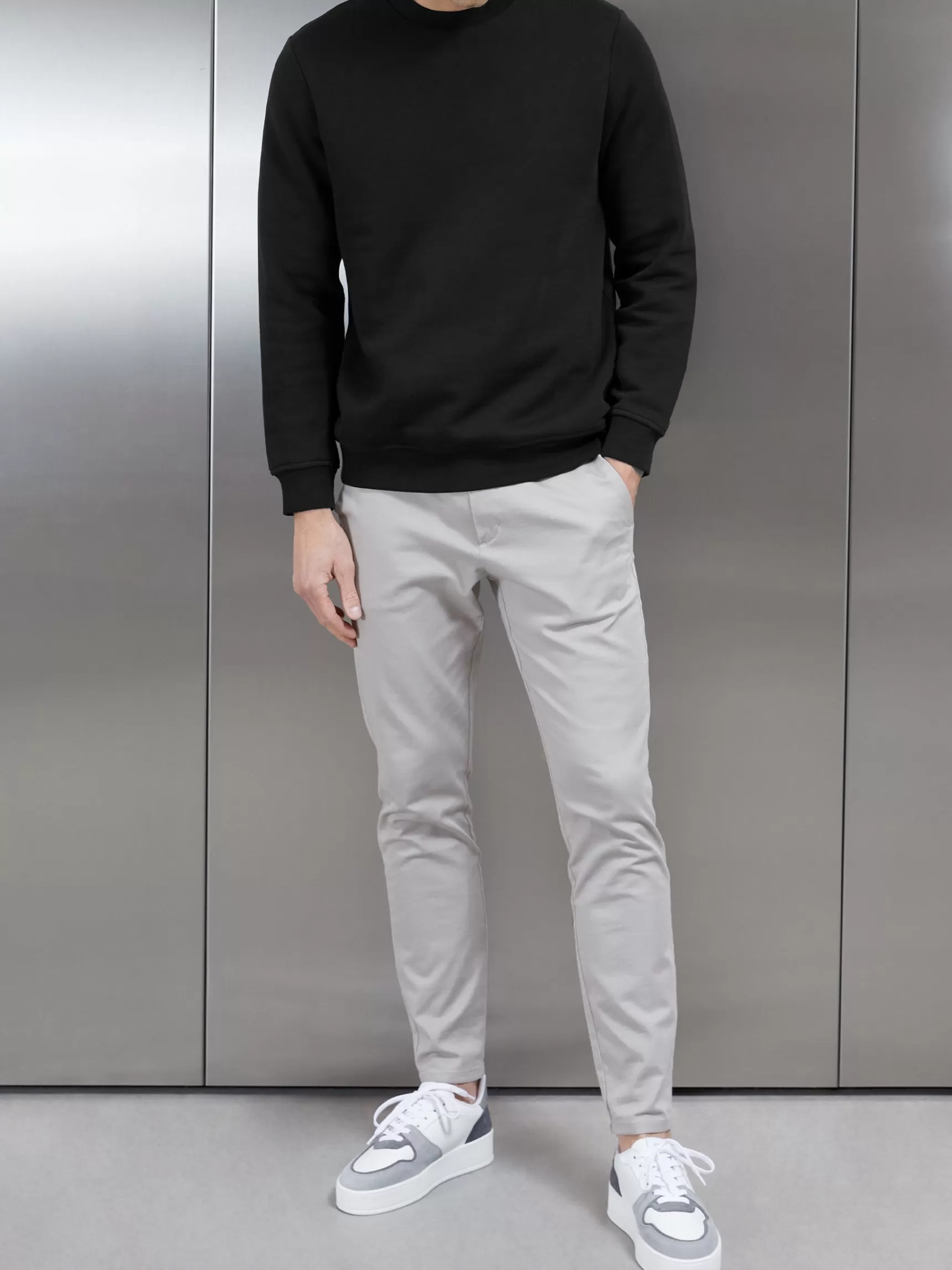 Fashion ARNE Essential Sweatshirt - Black
