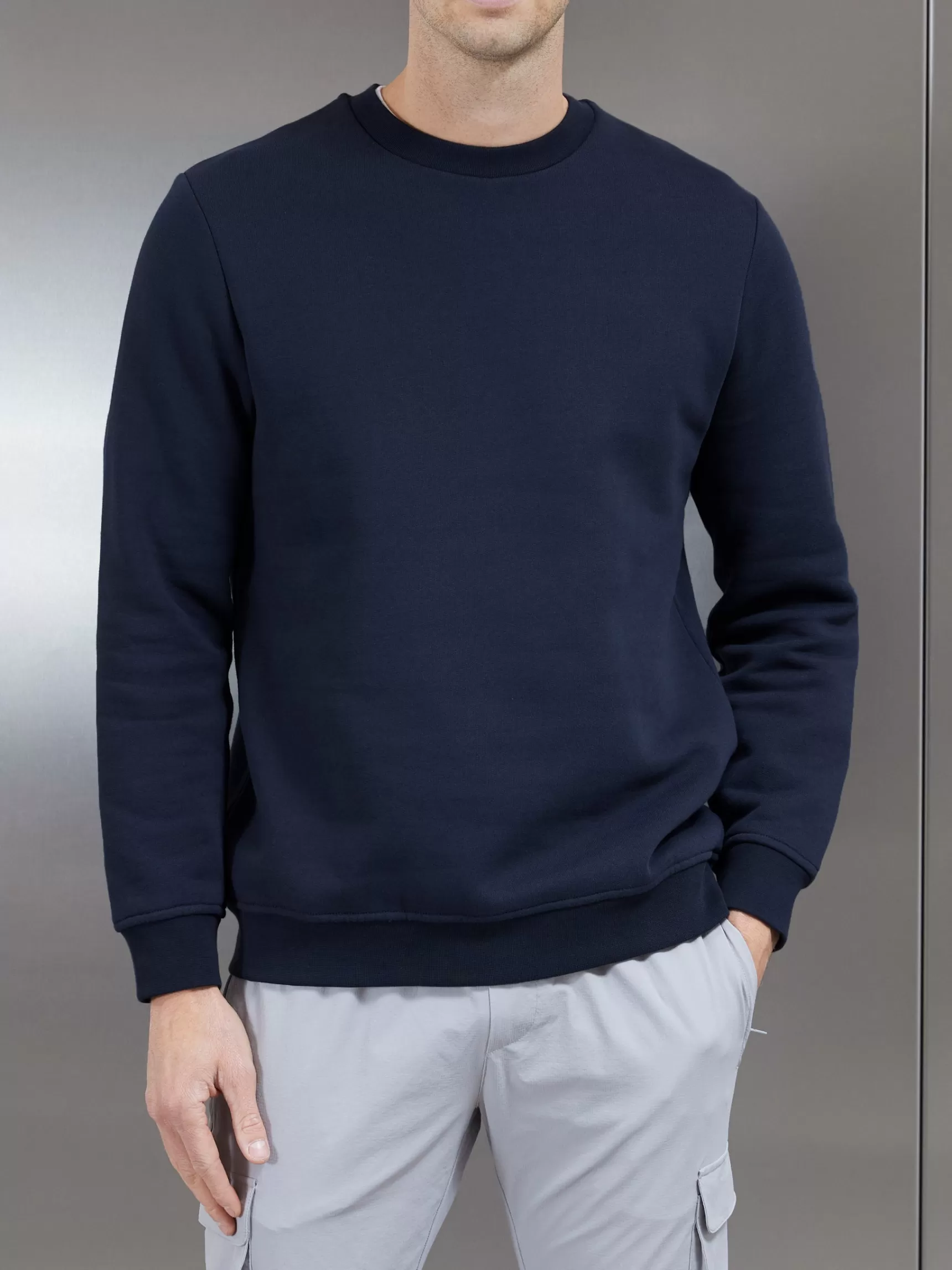 Clearance ARNE Essential Sweatshirt - Navy