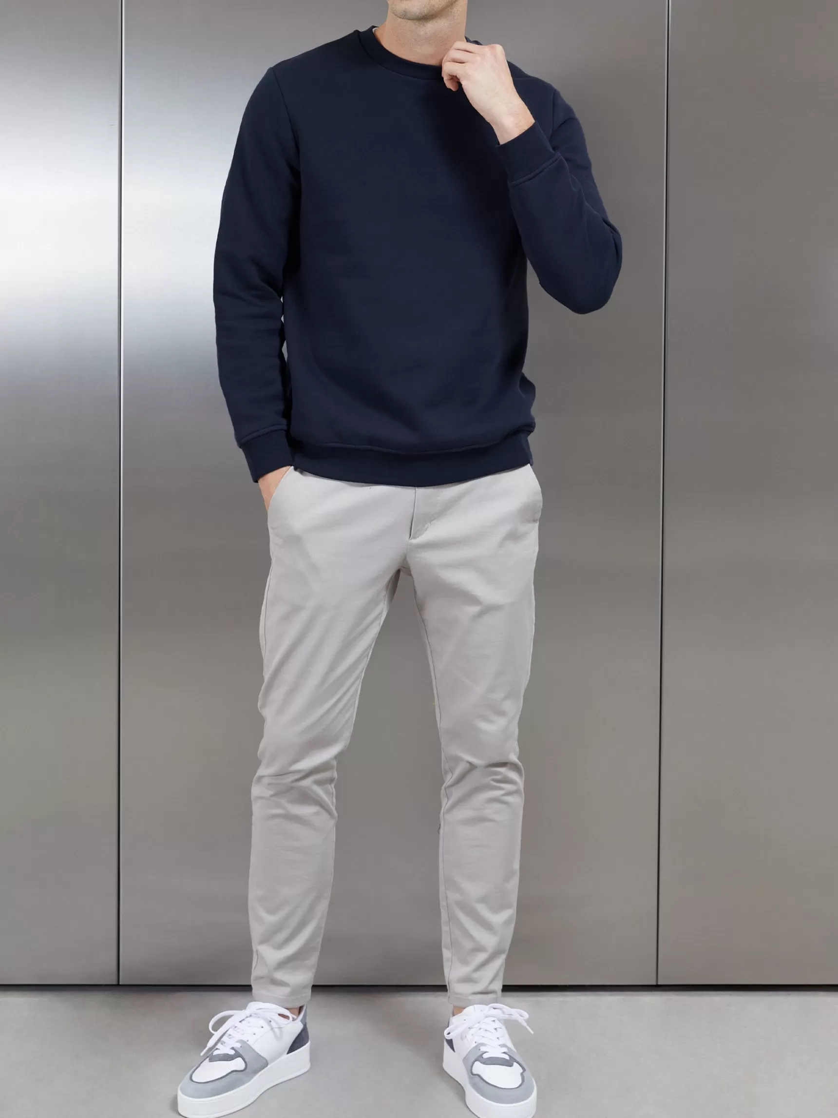 Clearance ARNE Essential Sweatshirt - Navy