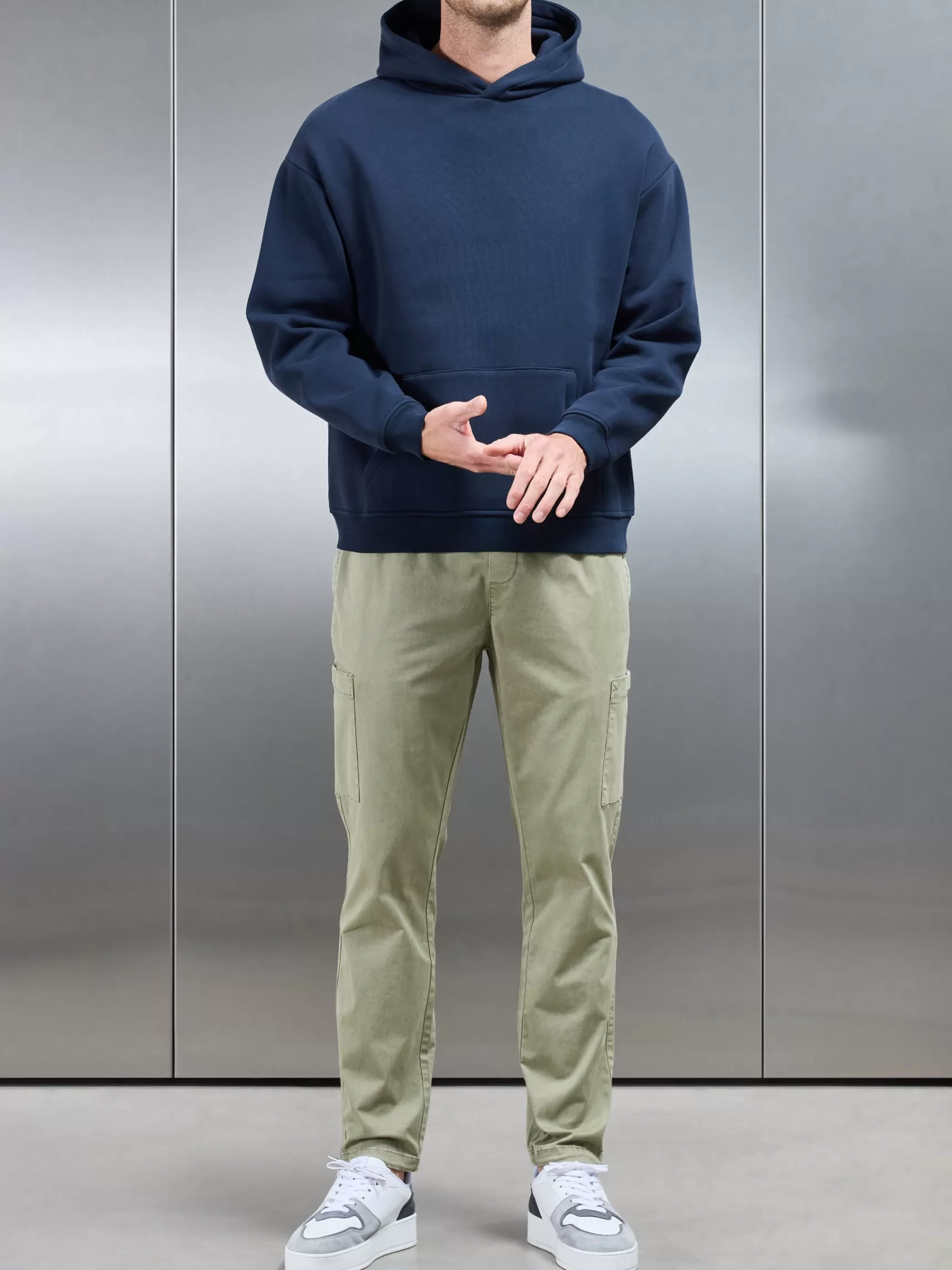 Hot ARNE Garment Dye Cotton Cargo Pant - Olive