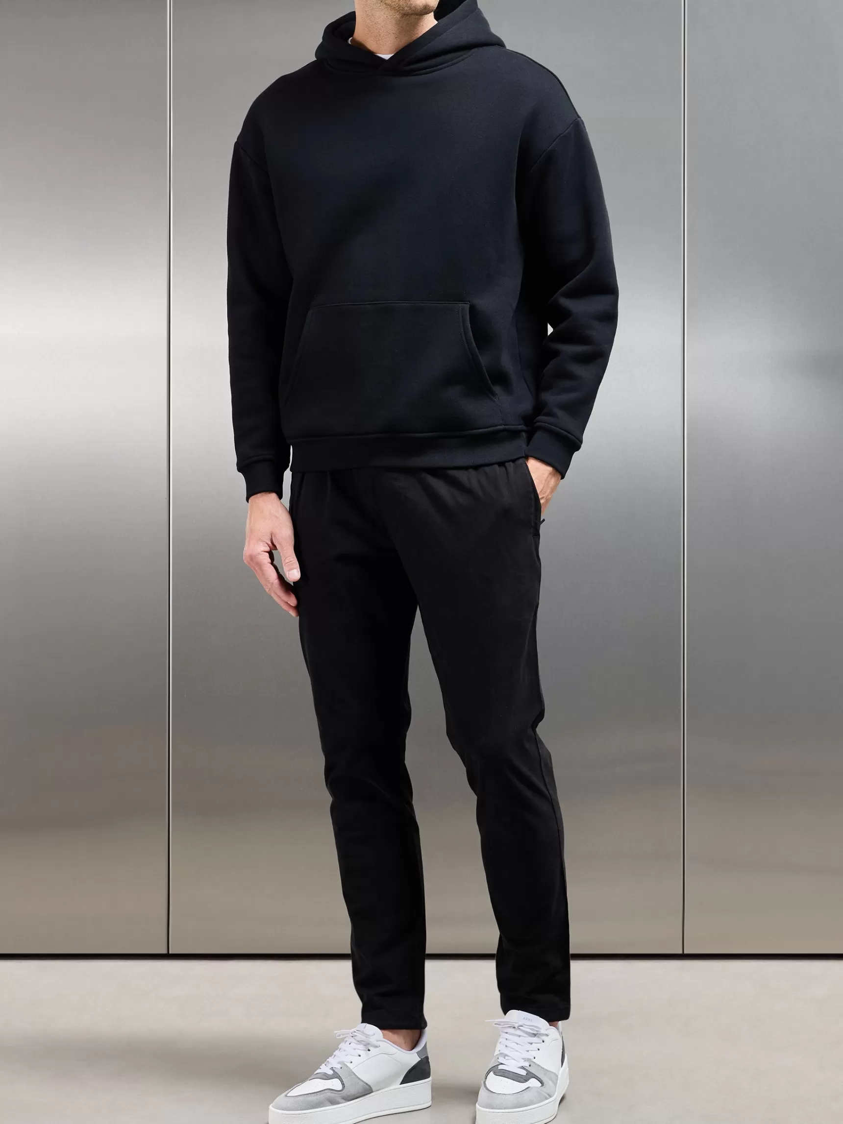 Flash Sale ARNE Garment Dye Cotton Trouser - Black