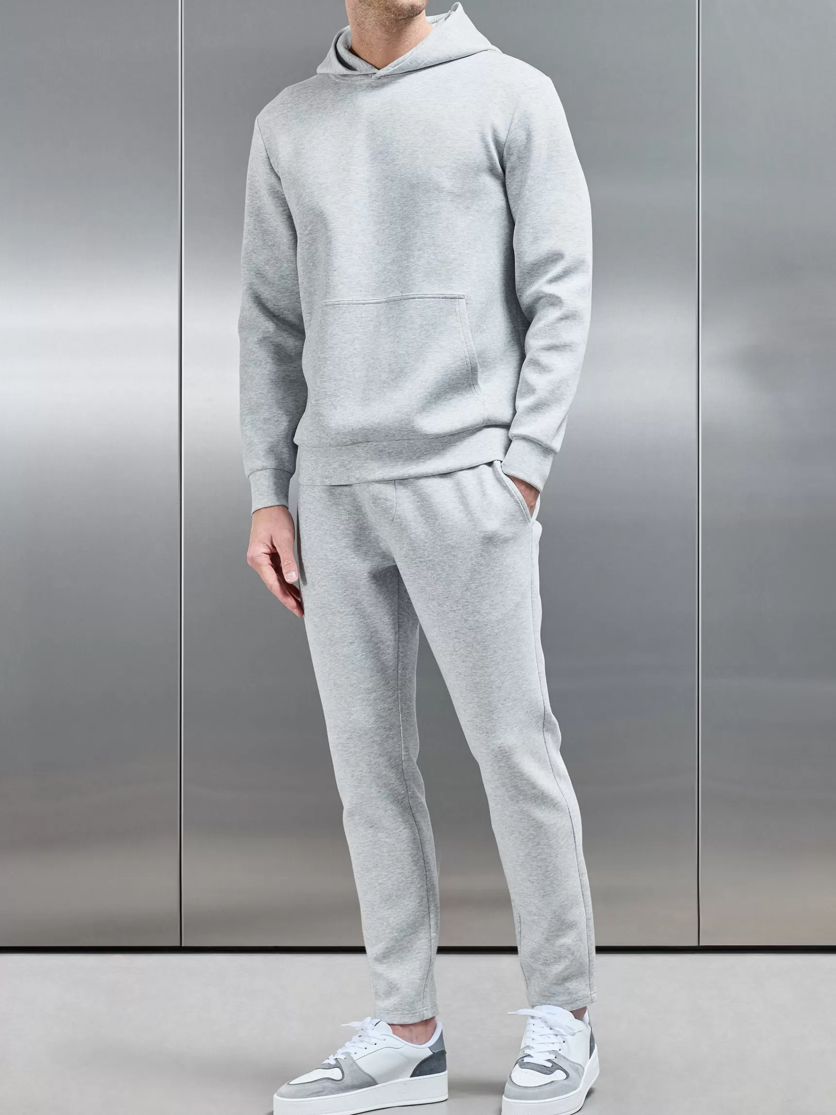 Flash Sale ARNE Interlock Jersey Essential Jogger - Marl Grey MarlGrey
