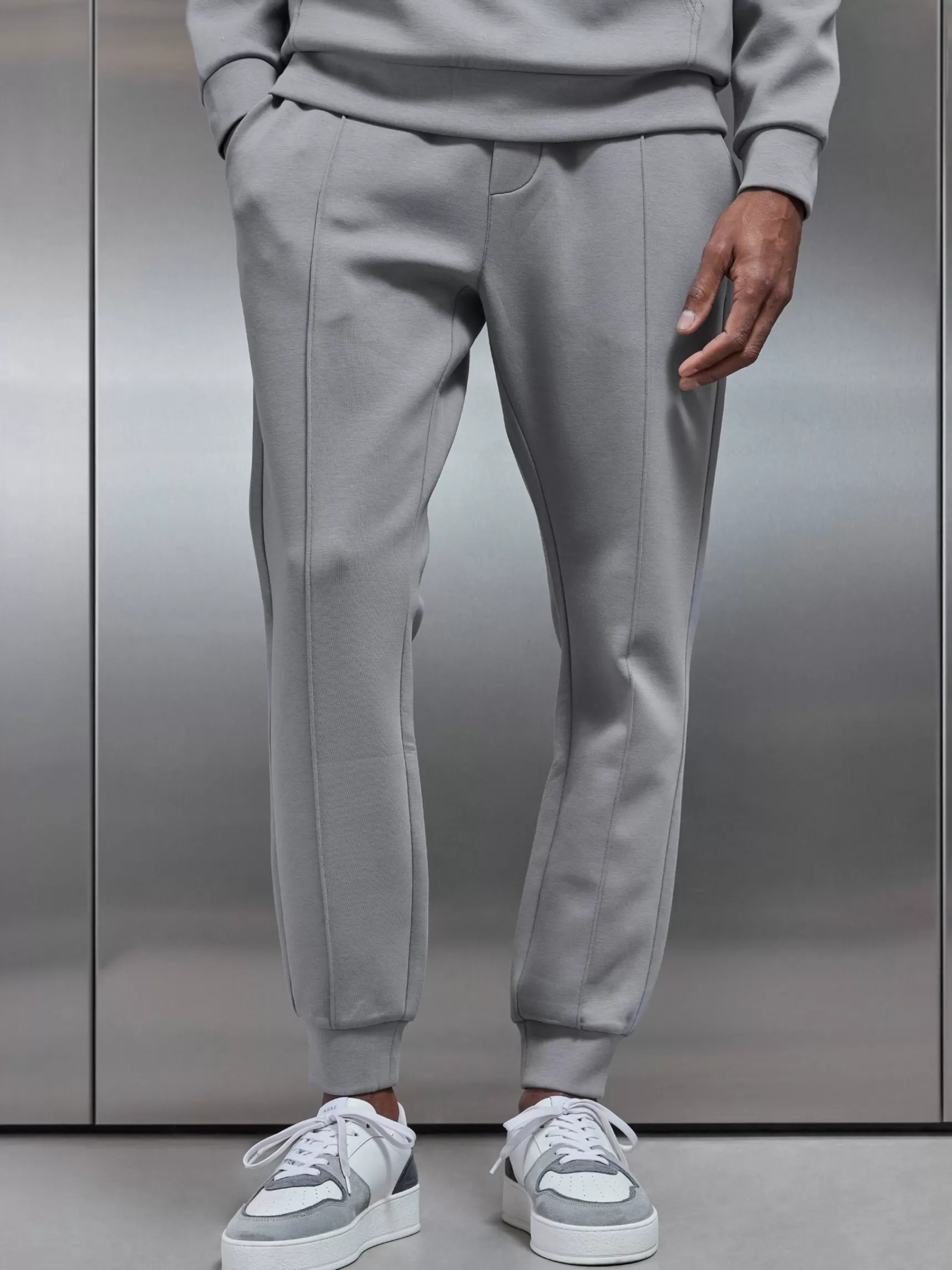 Online ARNE Interlock Jersey Jogger - Grey