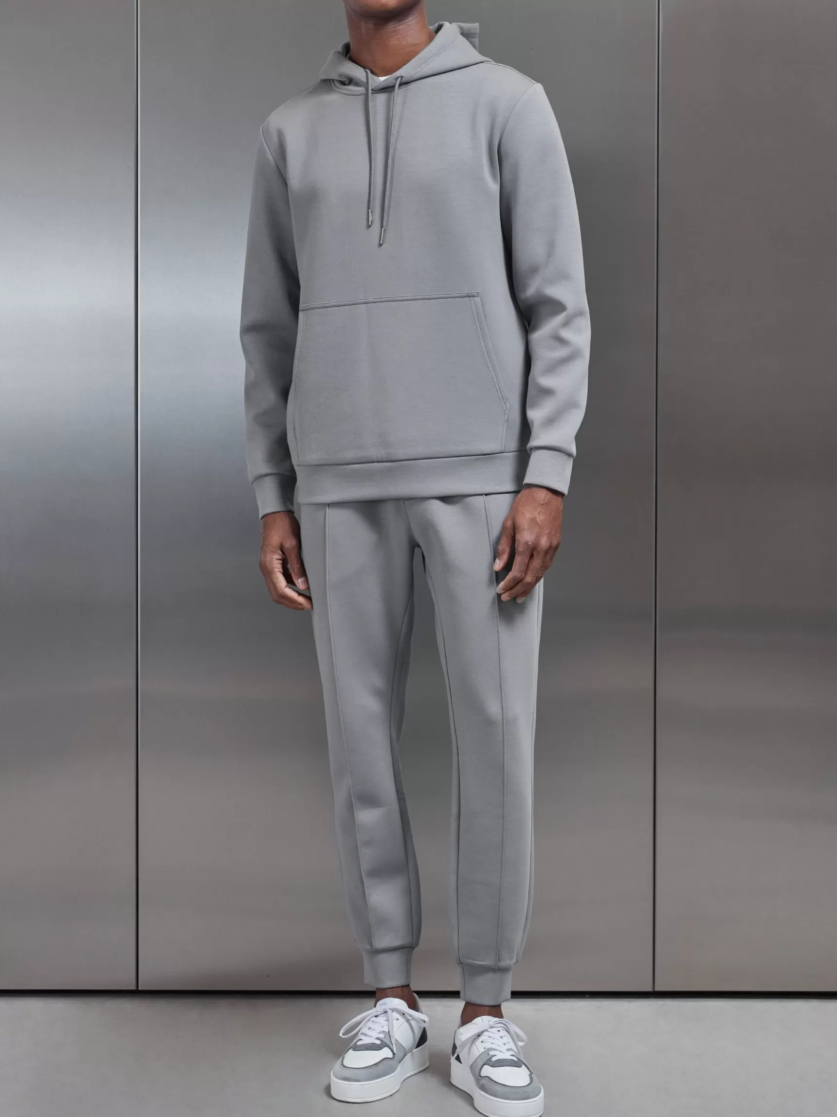 Online ARNE Interlock Jersey Jogger - Grey