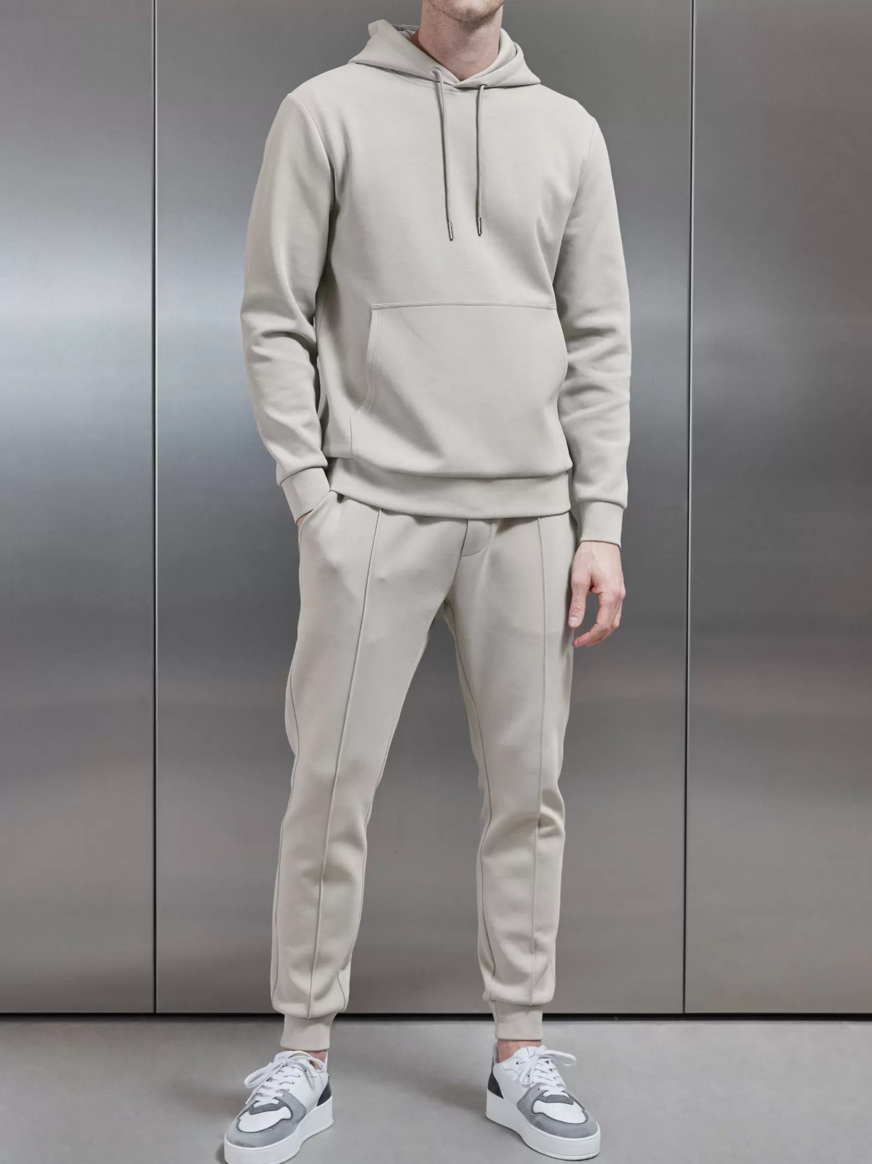 Hot ARNE Interlock Jersey Jogger - Stone