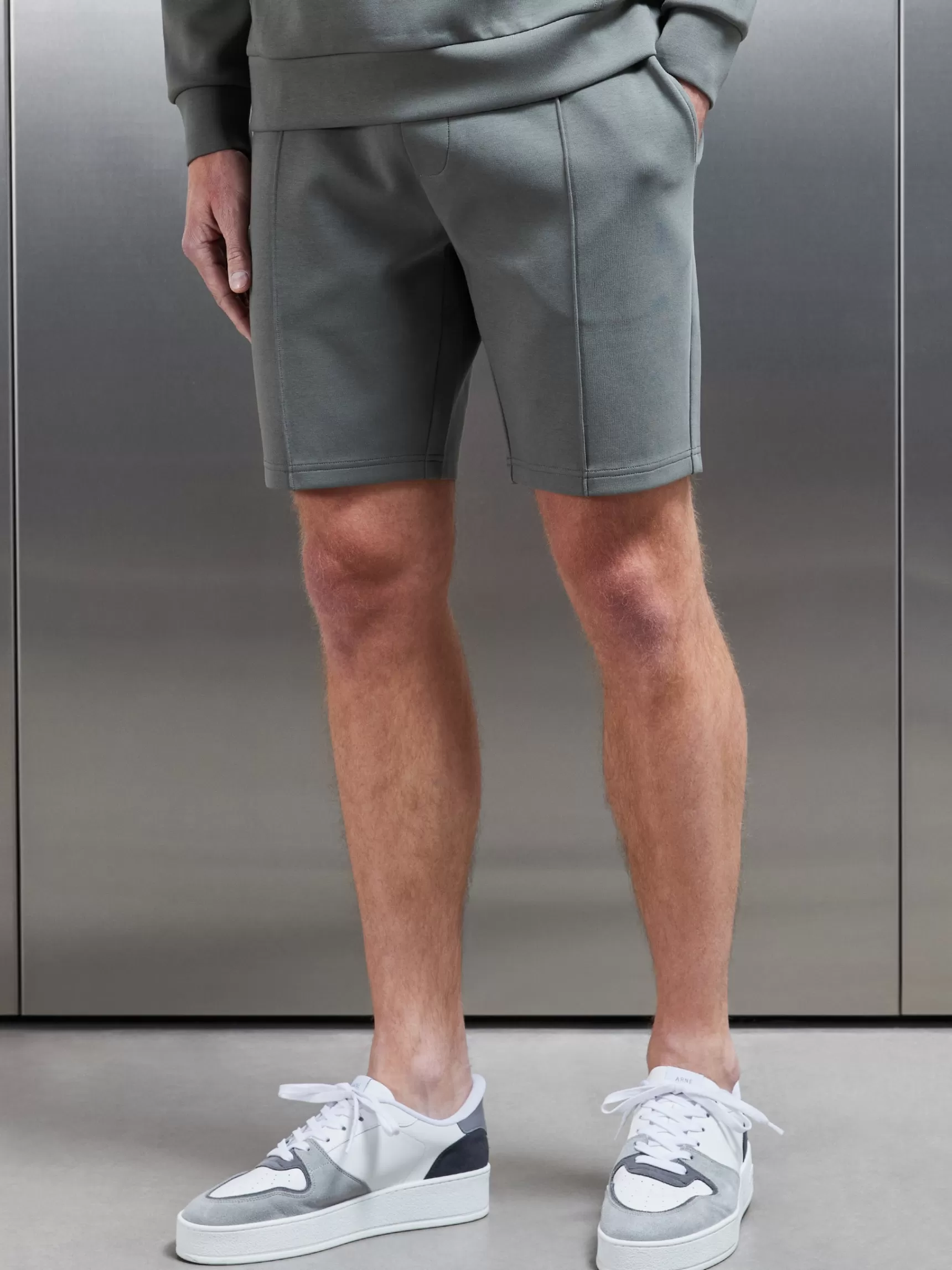 Shop ARNE Interlock Jersey Short - Sage