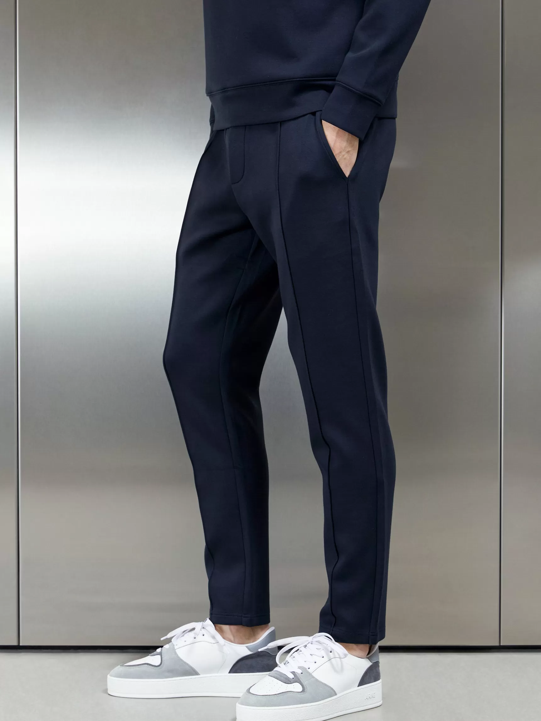 Hot ARNE Interlock Neoprene Jogger - Navy