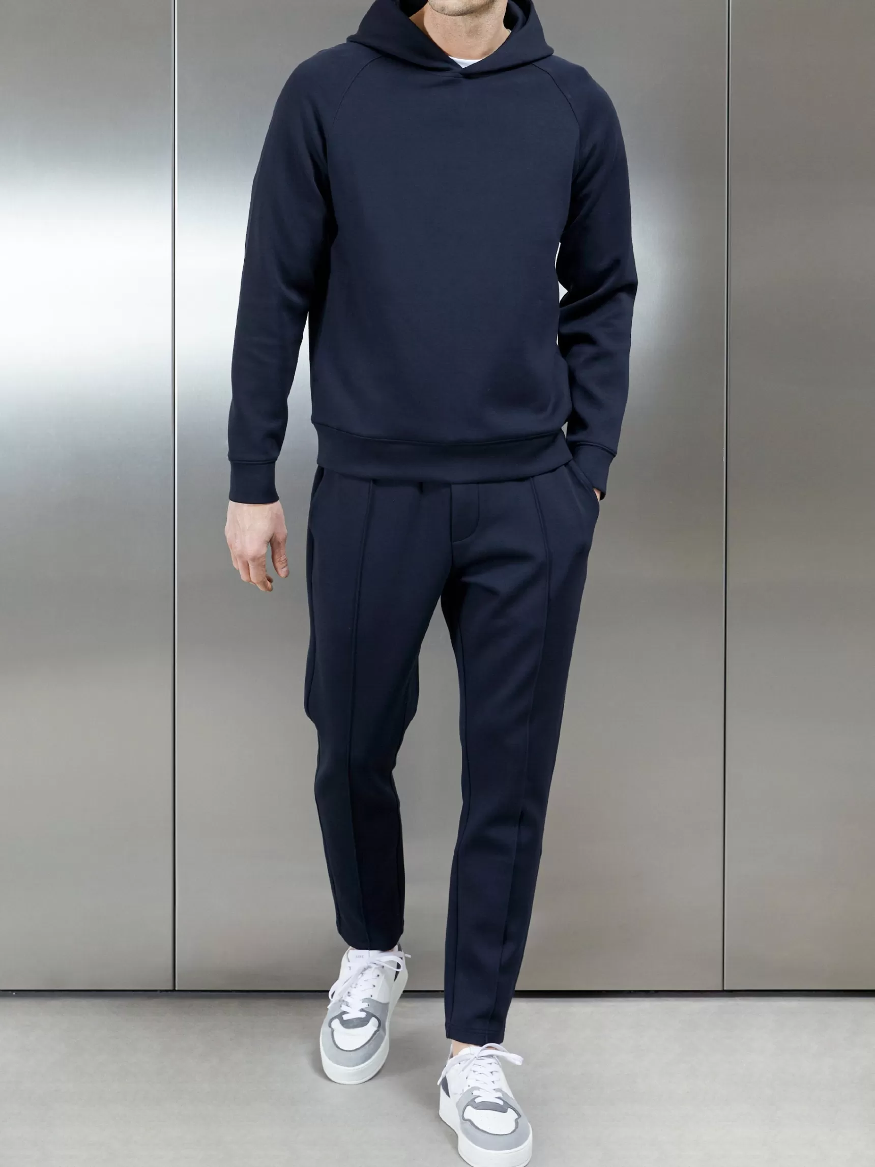 Hot ARNE Interlock Neoprene Jogger - Navy