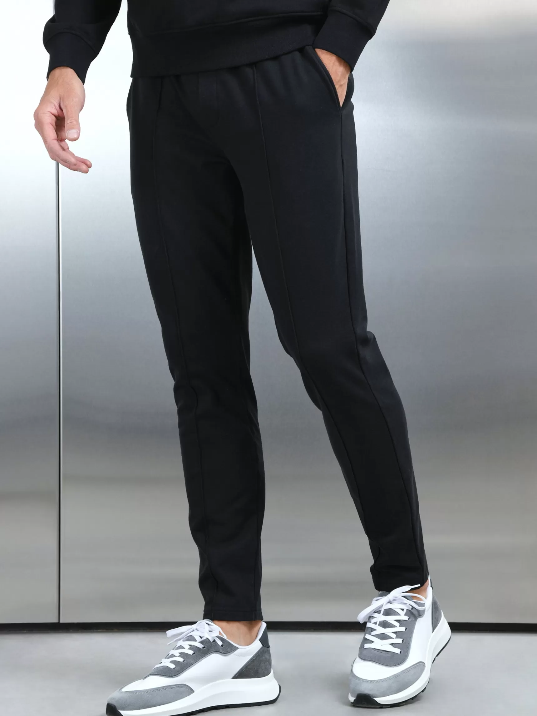 Clearance ARNE Jersey Jogger - Black