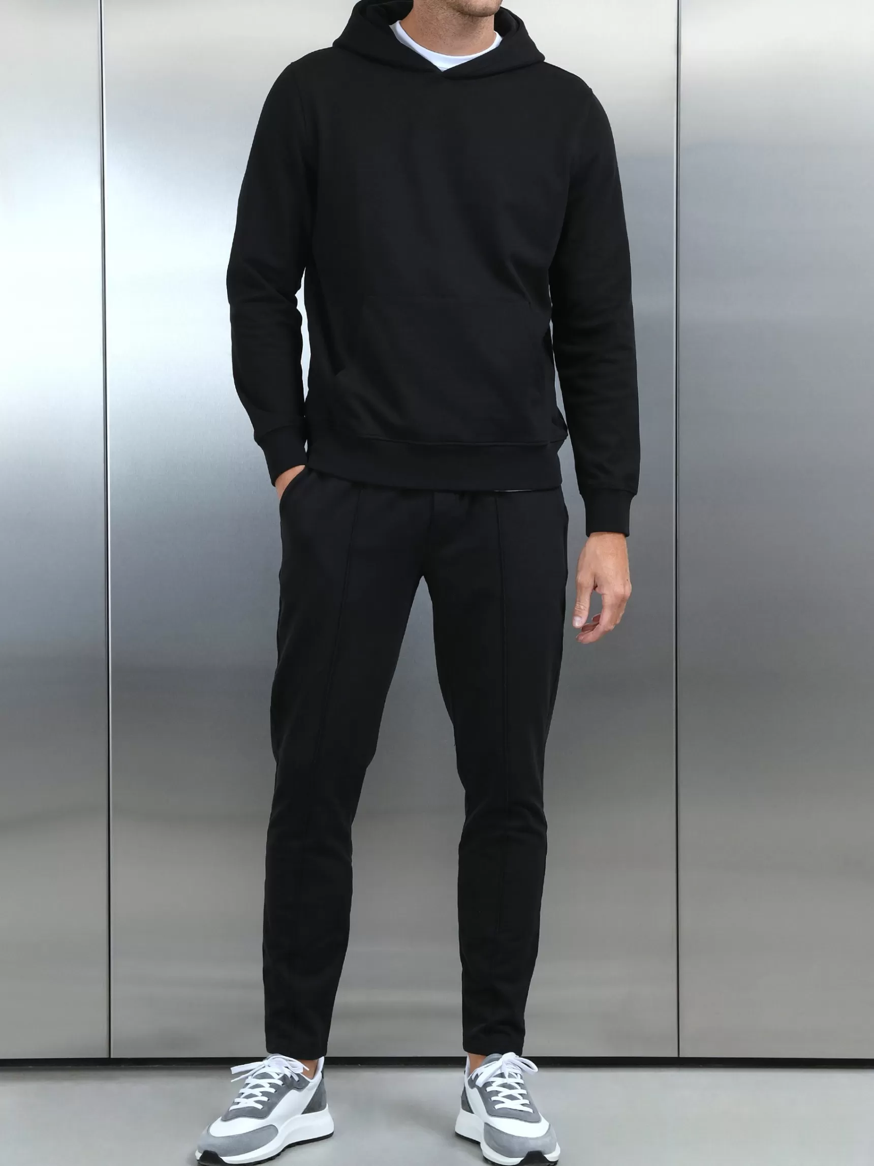 Clearance ARNE Jersey Jogger - Black