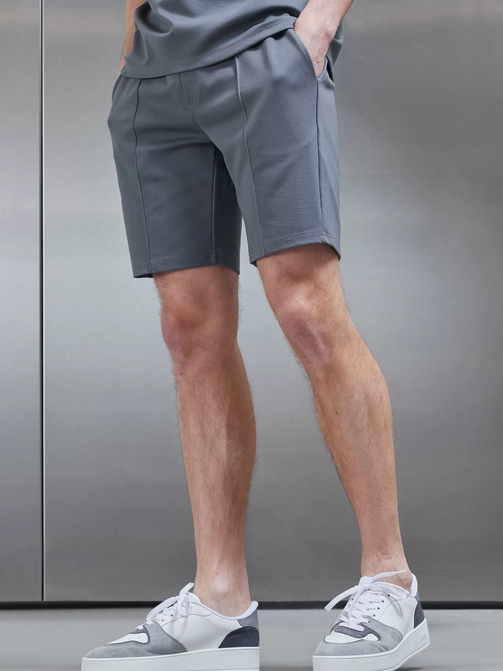 Clearance ARNE Luxe Essential Short - Grey