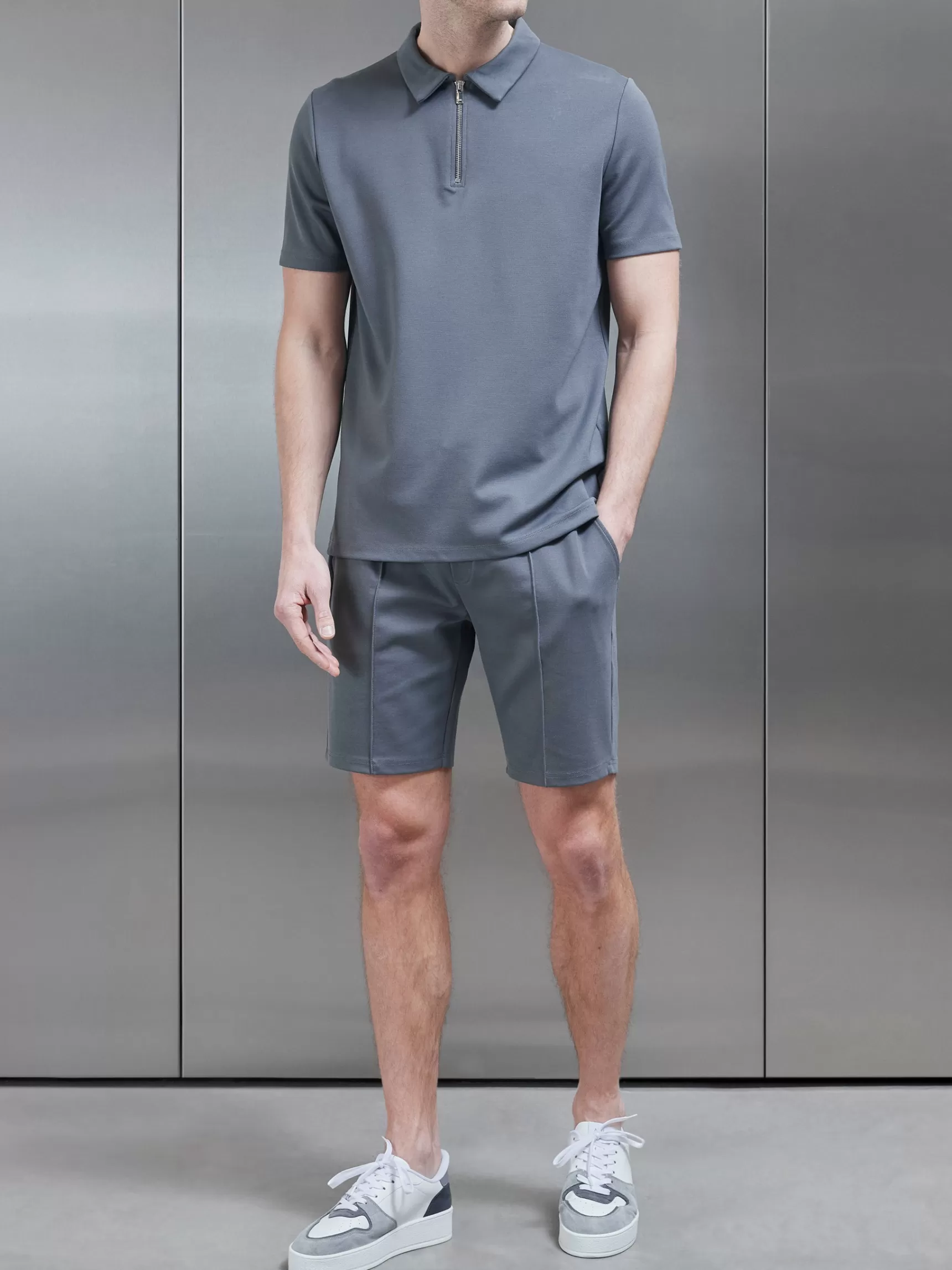 Clearance ARNE Luxe Essential Short - Grey