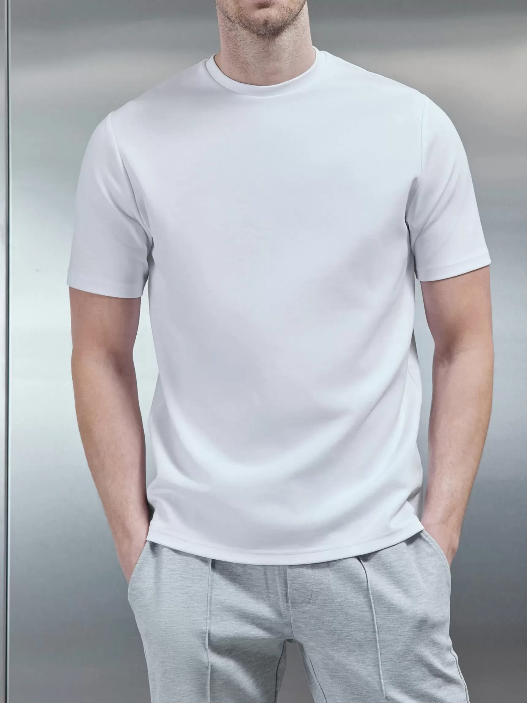 Discount ARNE Luxe Essential T-Shirt - White