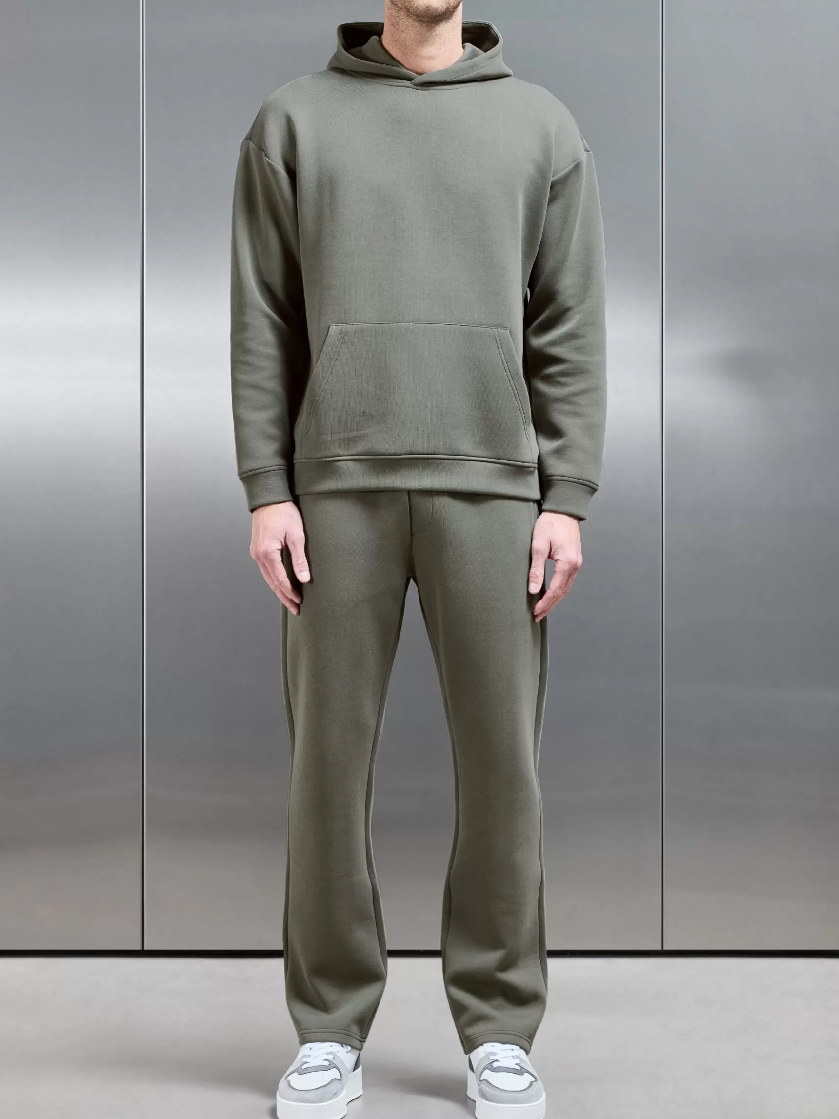 New ARNE Neoprene Hoodie - Sage