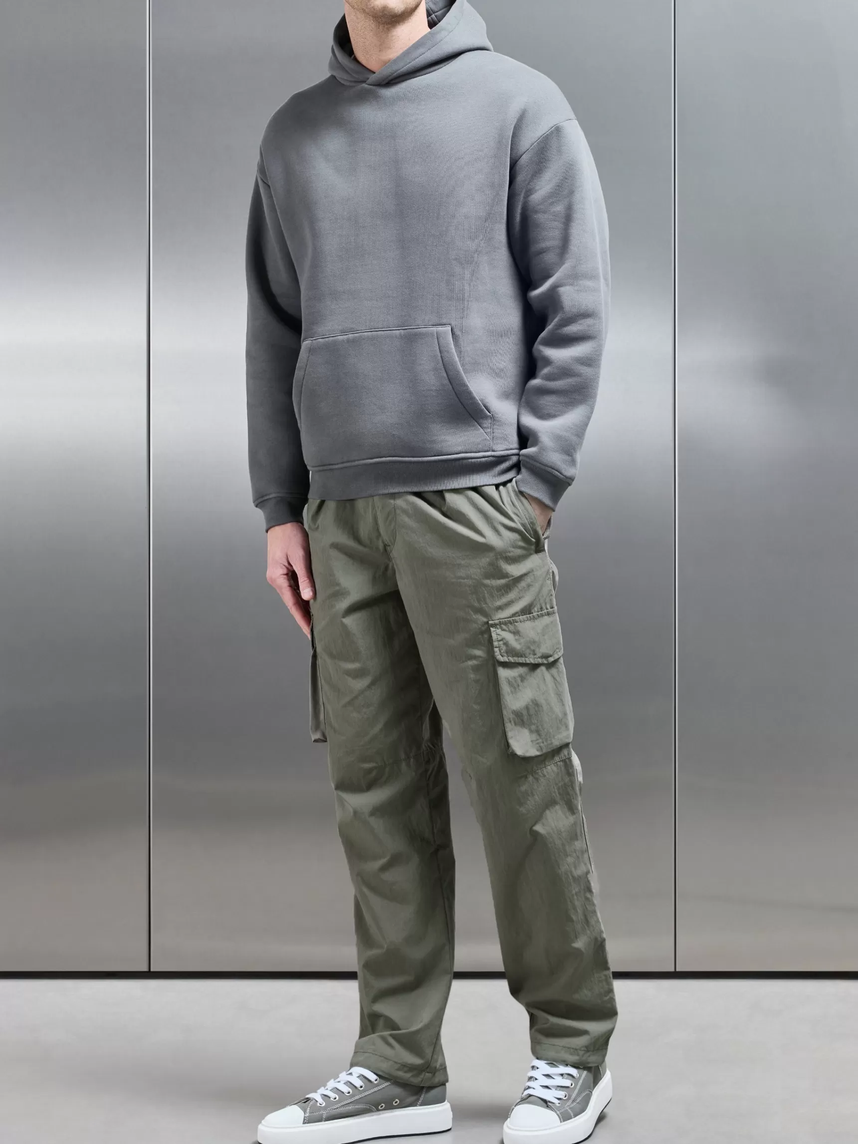 New ARNE Parachute Cargo Pant - Olive