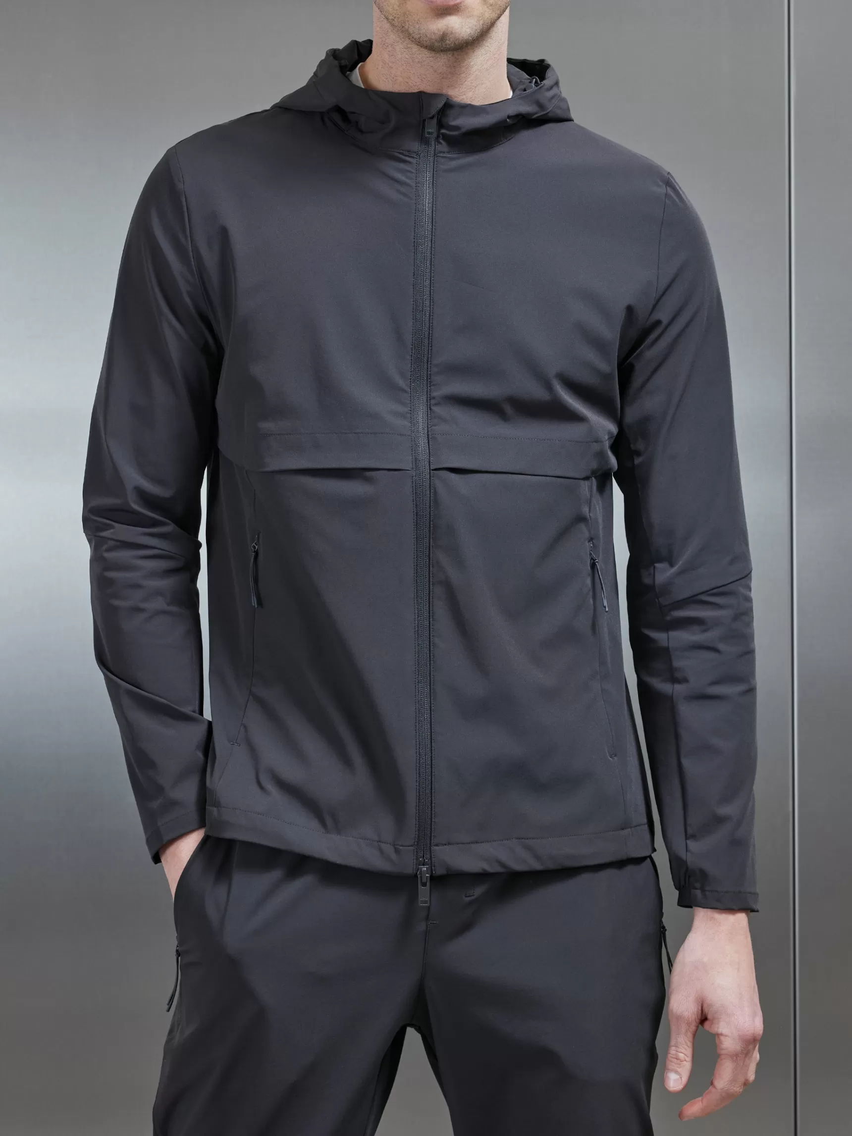 Cheap ARNE Performance Windbreaker - Grey