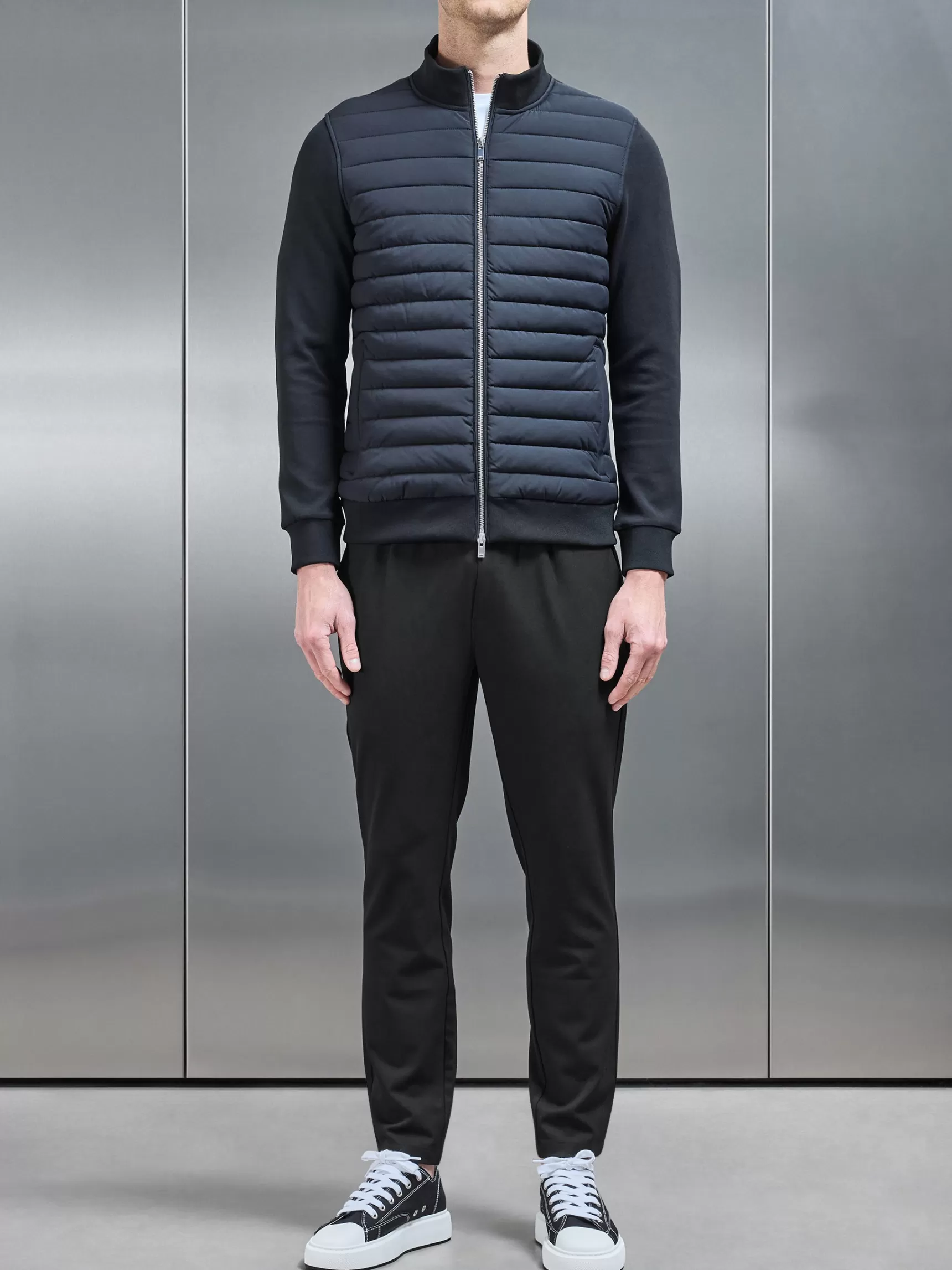 Store ARNE Pleated Drawstring Tailored Trouser - Black
