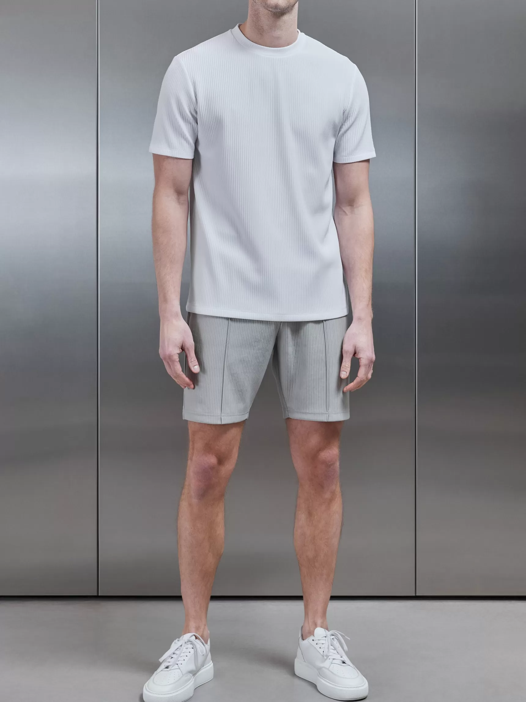 Online ARNE Pleated T-Shirt - White