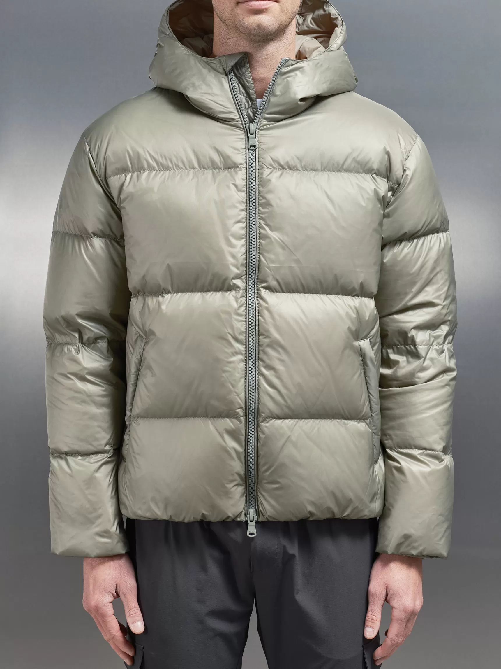 Hot ARNE Quilted Down Jacket - Olive