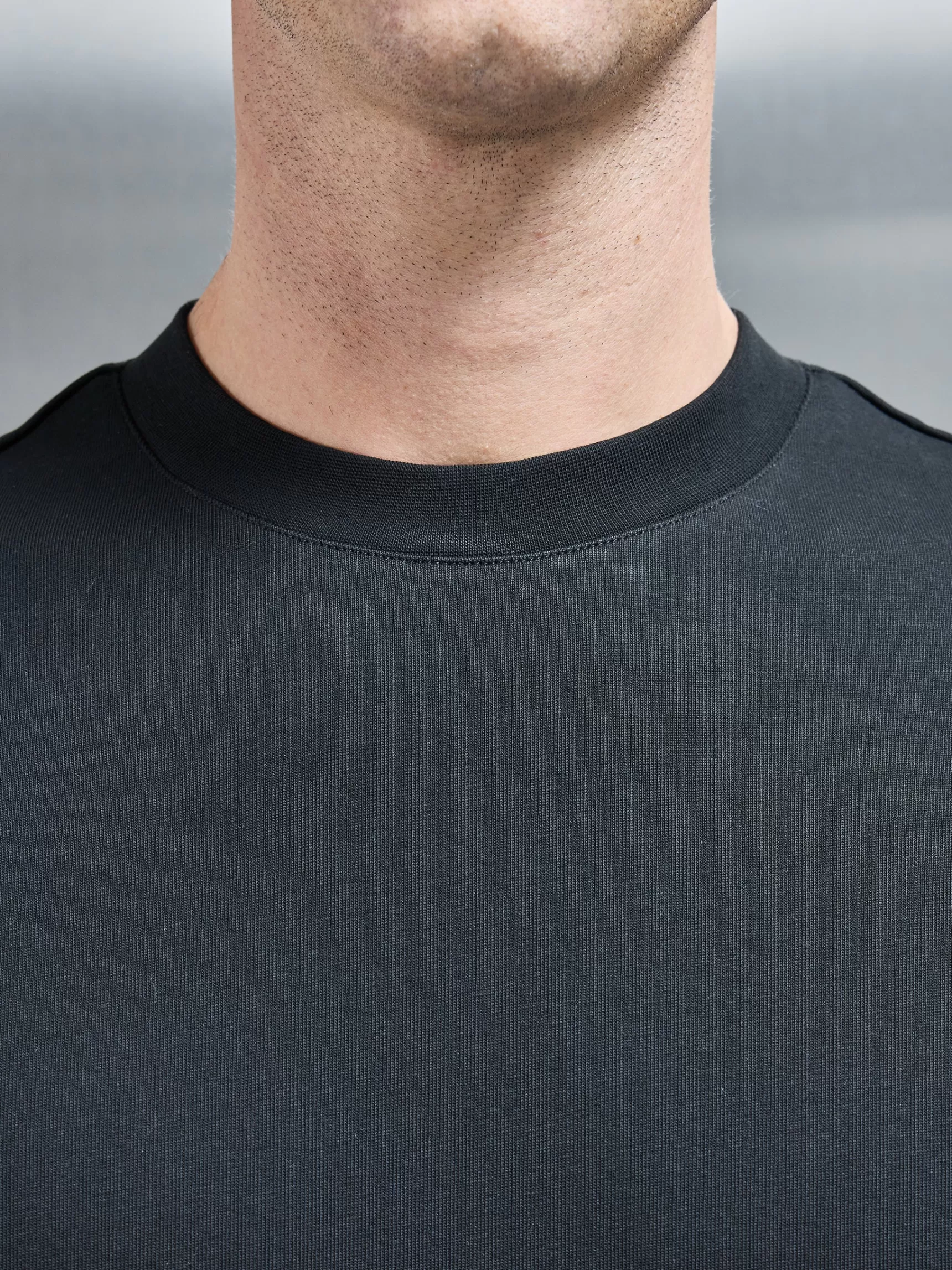 Shop ARNE Relaxed Fit Cotton T-Shirt - Black
