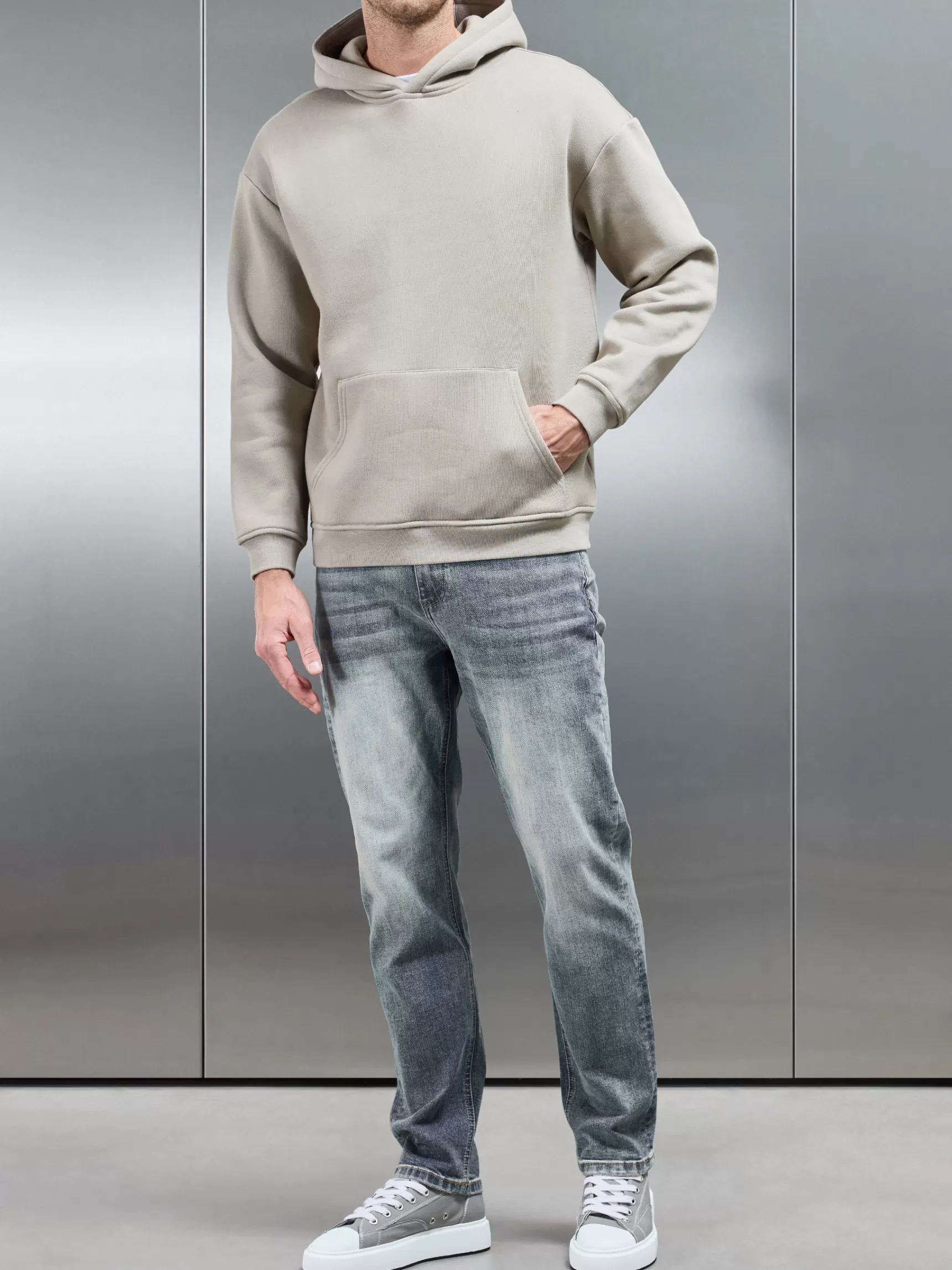 Online ARNE Relaxed Fit Denim Jeans - Sand Wash SandWash