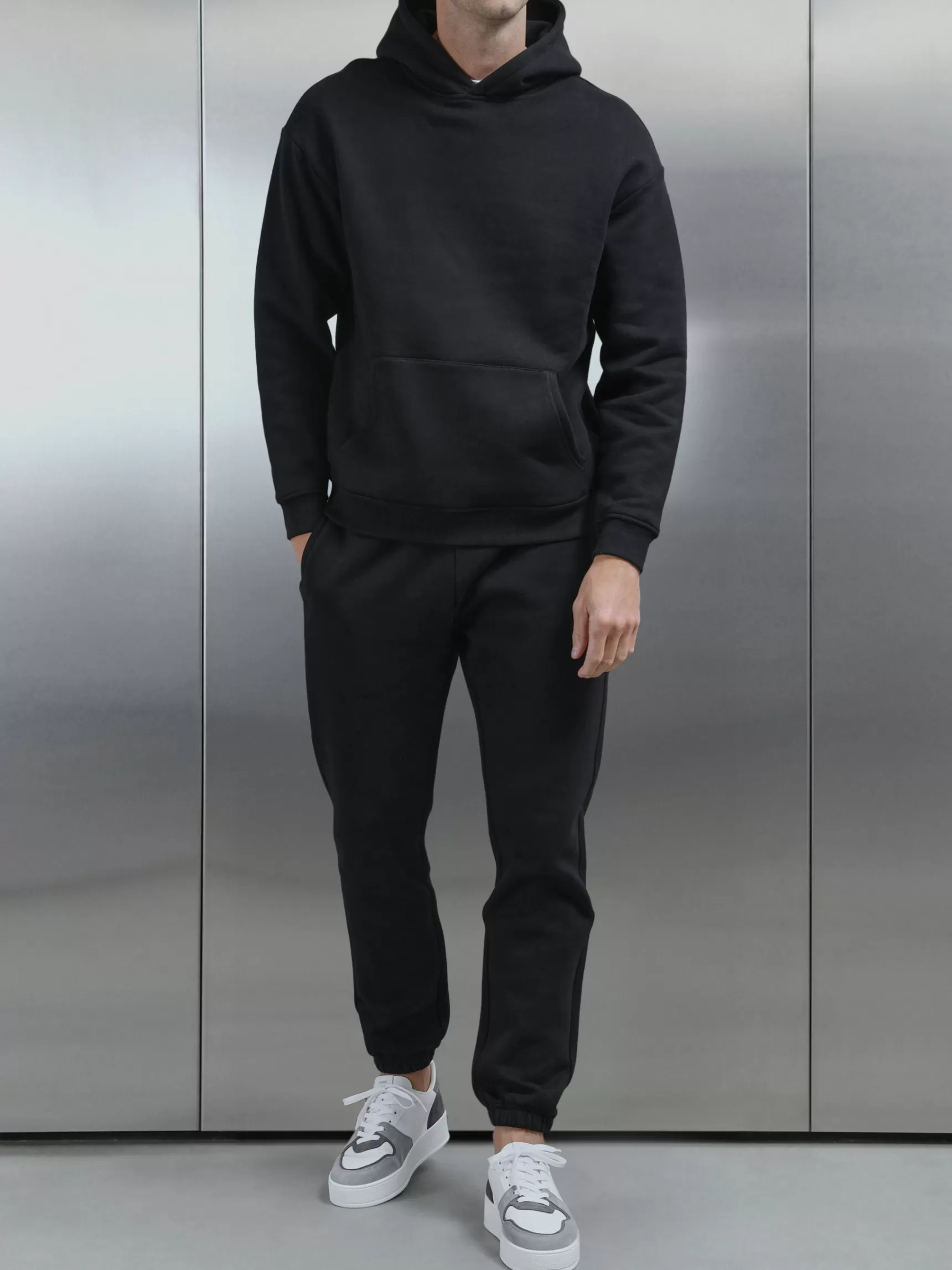 Sale ARNE Relaxed Fit Hoodie - Black