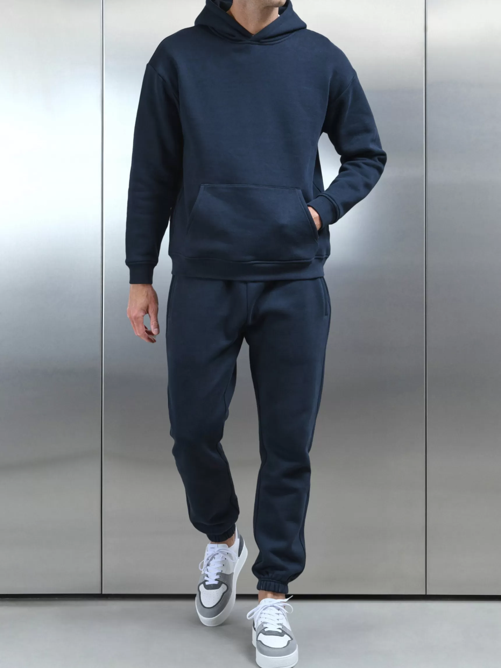 Flash Sale ARNE Relaxed Fit Hoodie - Navy