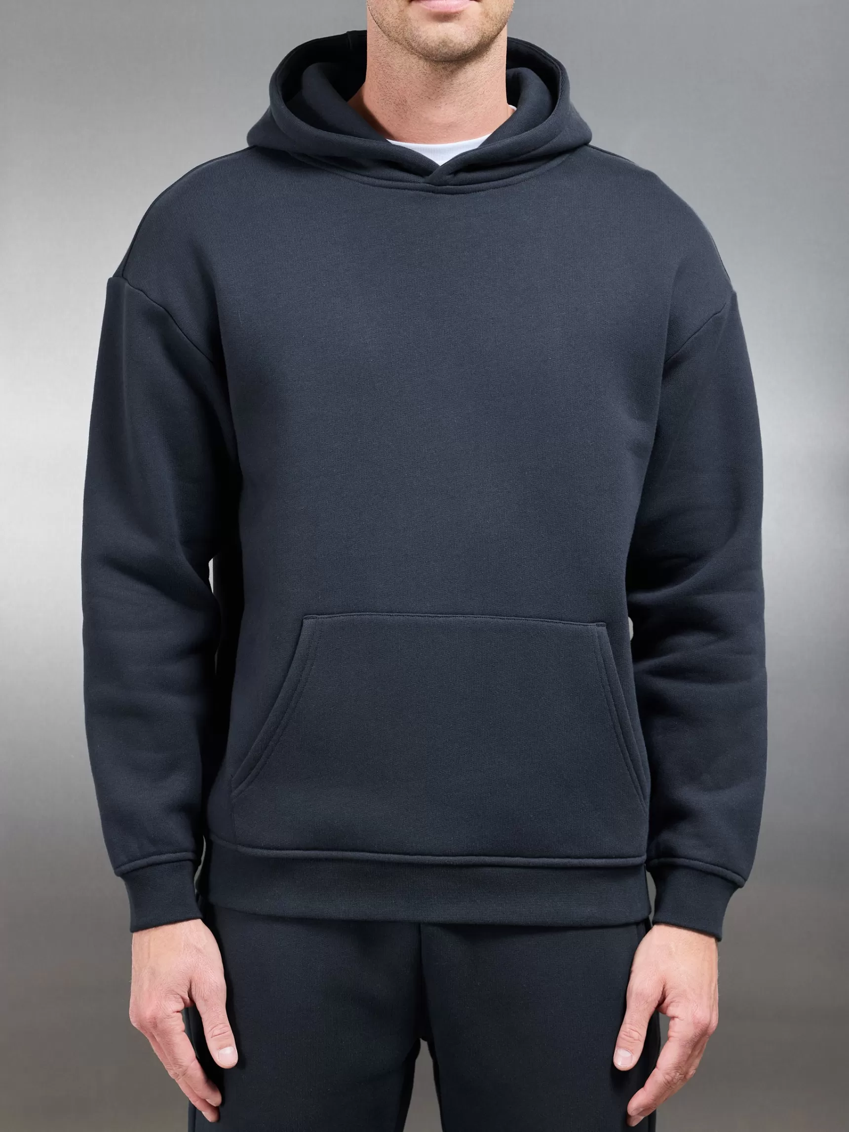 Online ARNE Relaxed Fit Hoodie - Slate Blue SlateBlue